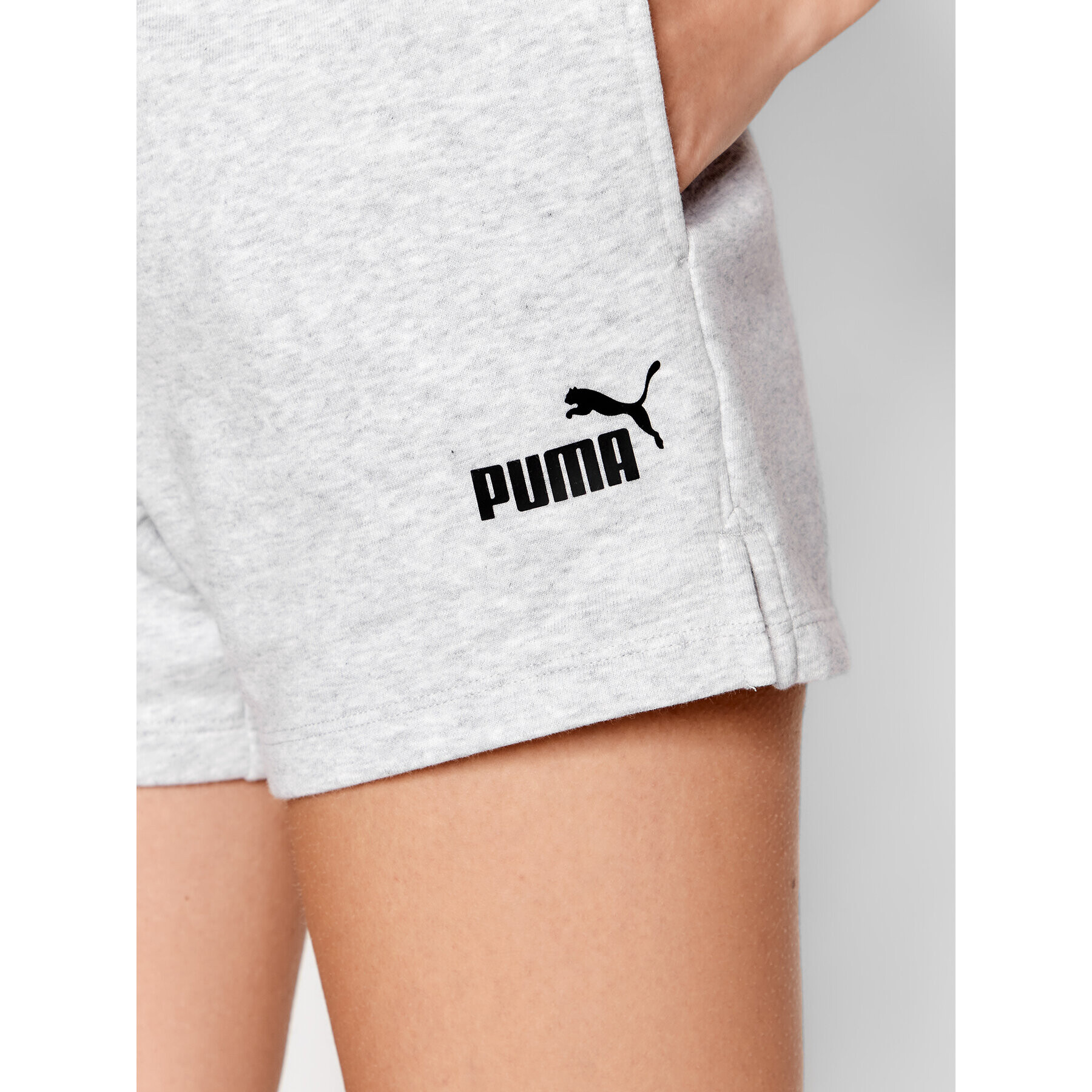 Puma Športové kraťasy Essentials 586824 Sivá Regular Fit - Pepit.sk