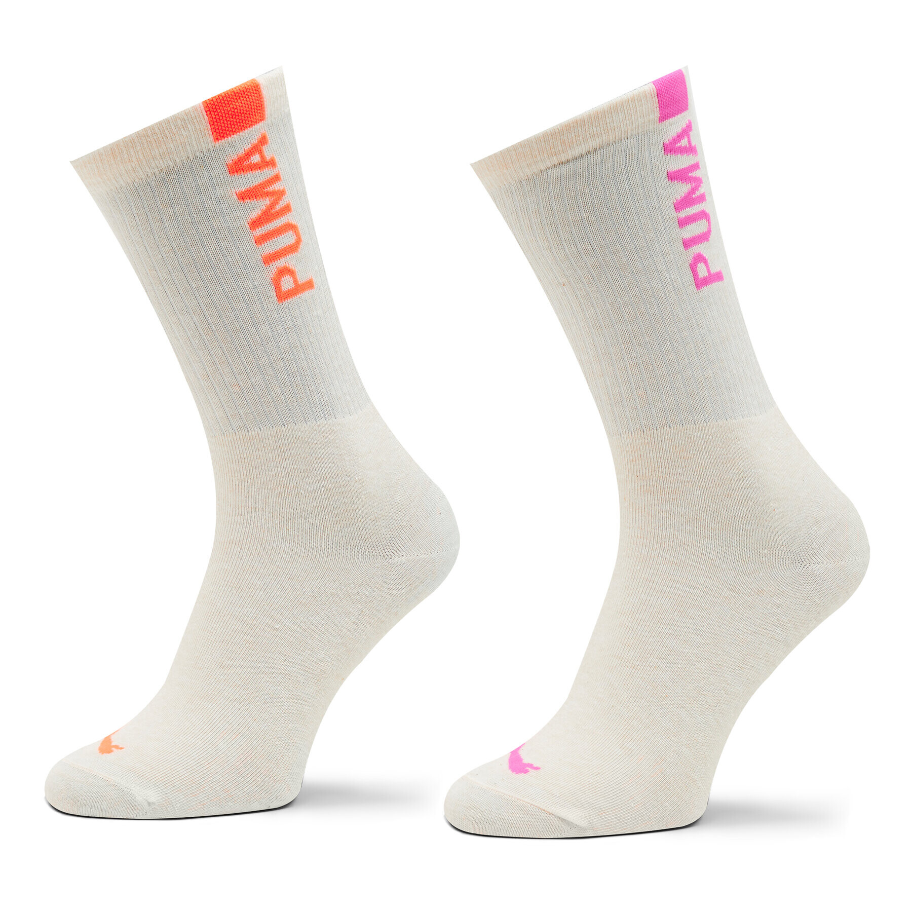 Puma Súprava 2 párov vysokých dámskych ponožiek Women Slouch Sock 2P 938005 Biela - Pepit.sk