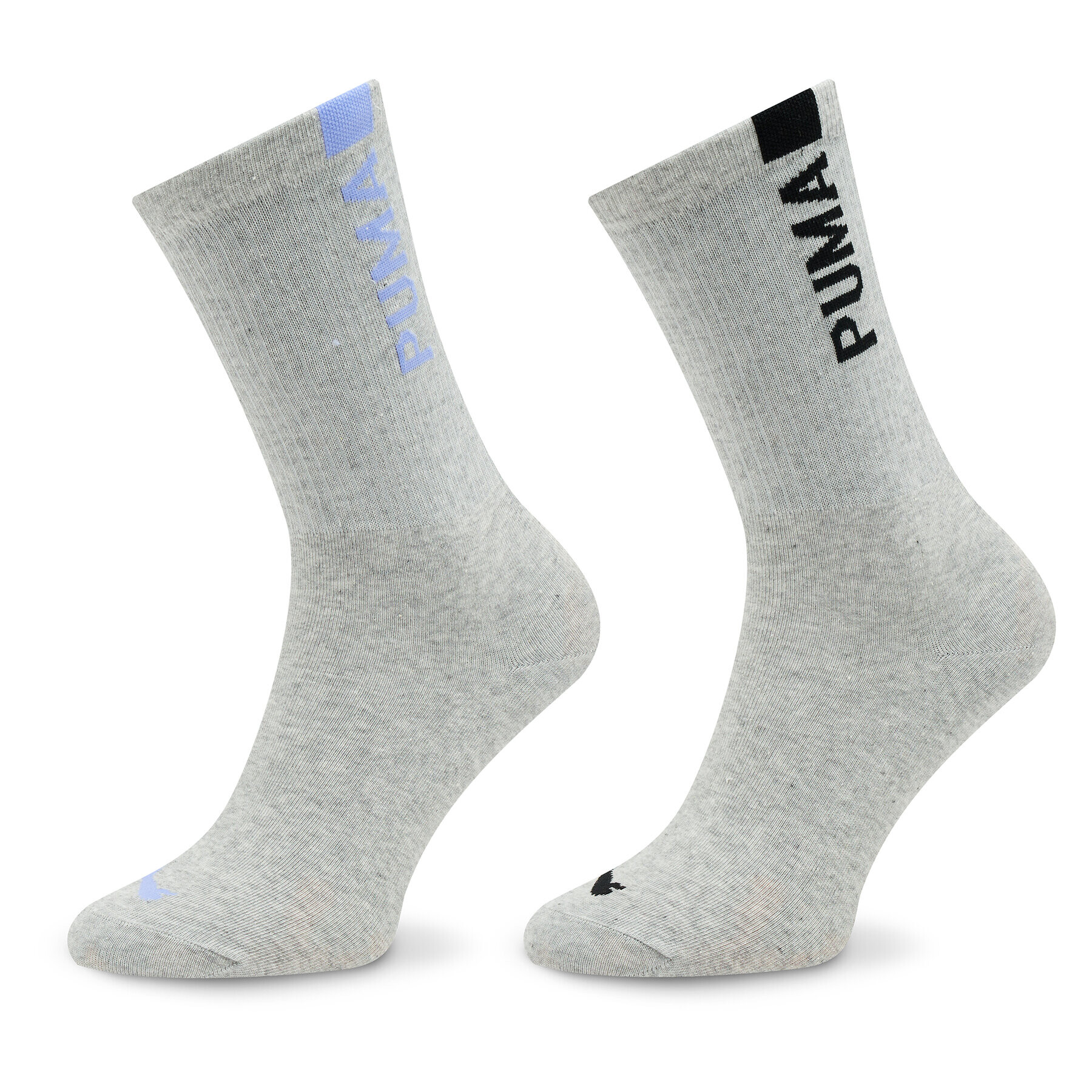 Puma Súprava 2 párov vysokých dámskych ponožiek Women Slouch Sock 2P 938005 Sivá - Pepit.sk