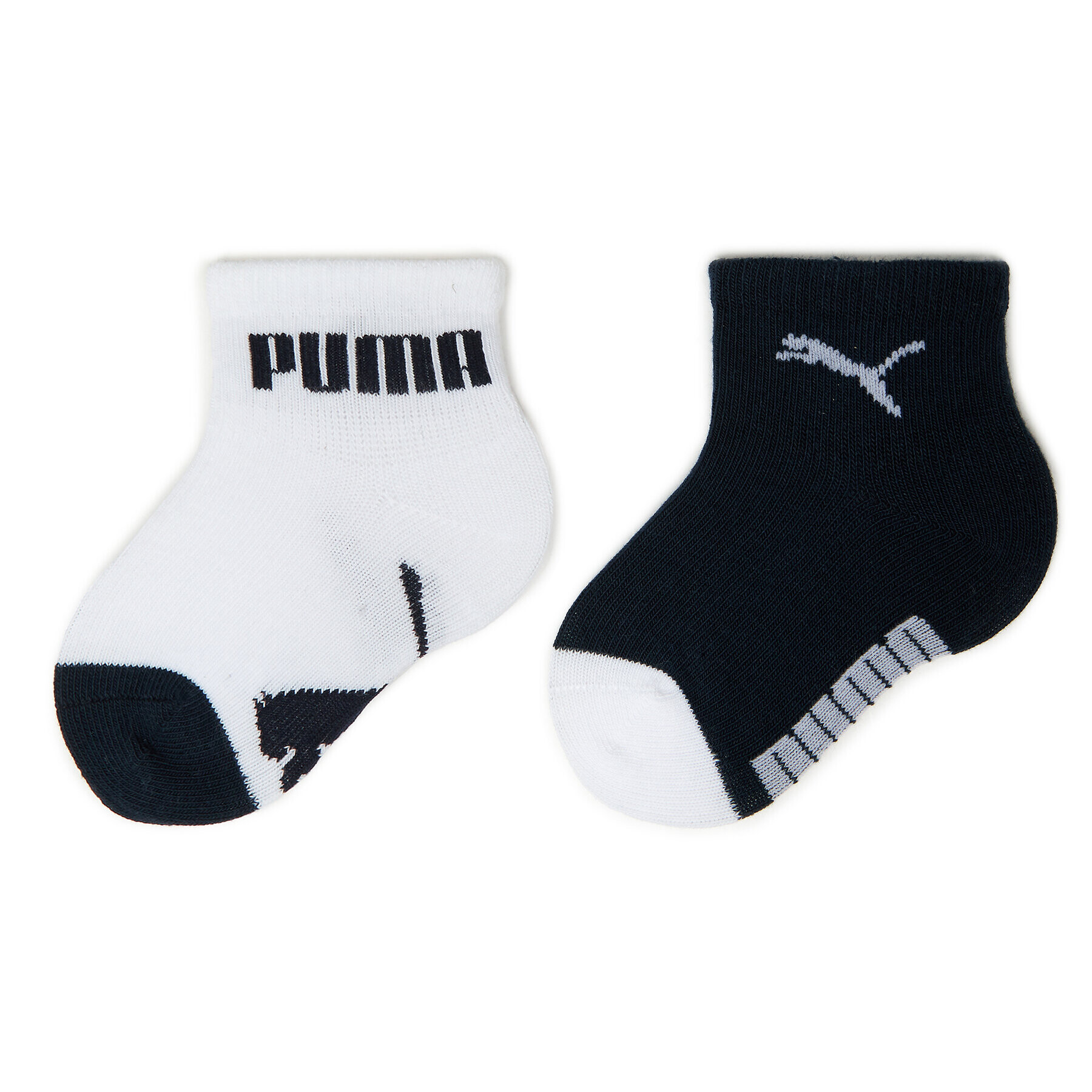 Puma Súprava 2 párov vysokých detských ponožiek Baby Mini Cats Lifestyle Sock 2P 935478 Tmavomodrá - Pepit.sk