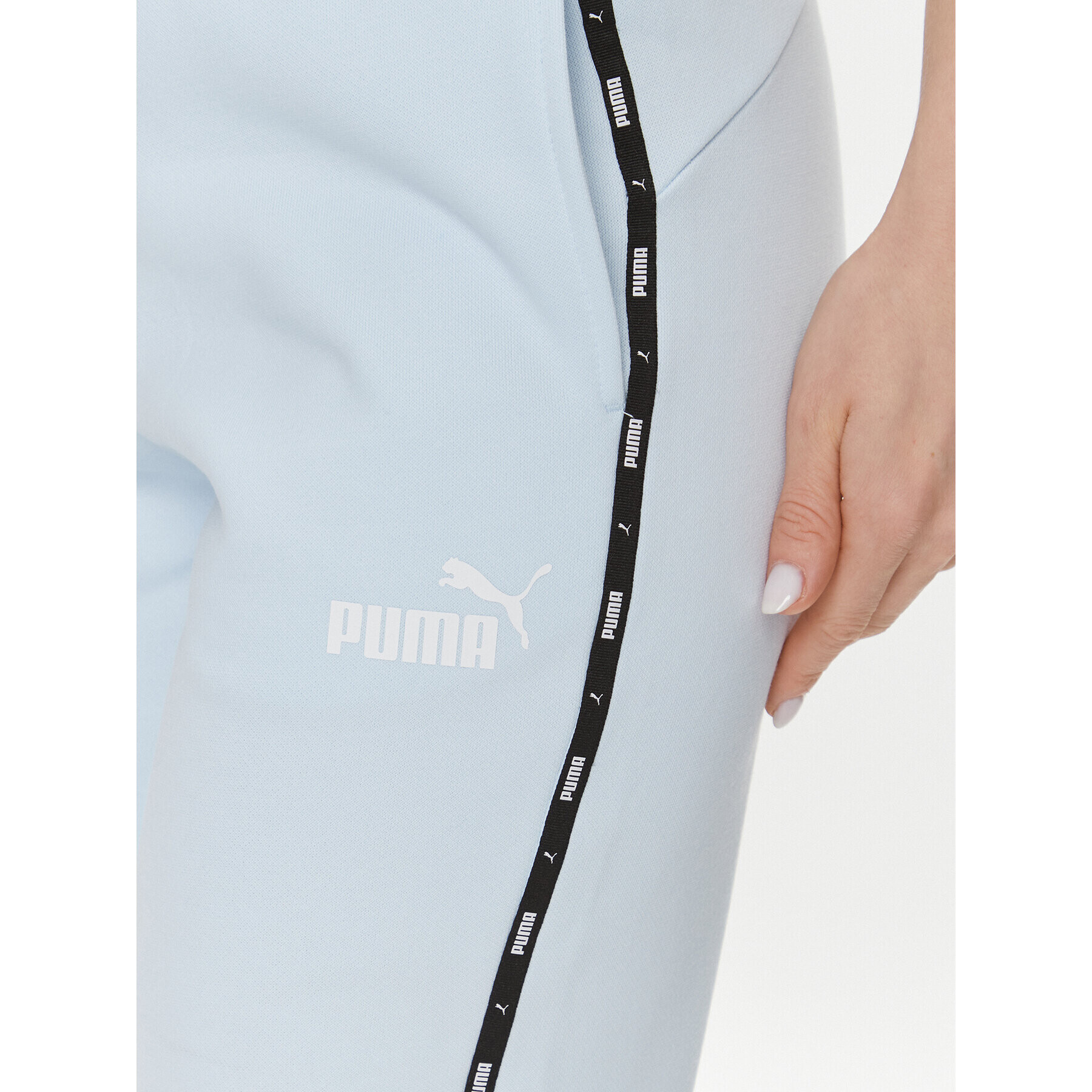 Puma Teplákové nohavice Ess Tape 675999 Modrá Regular Fit - Pepit.sk