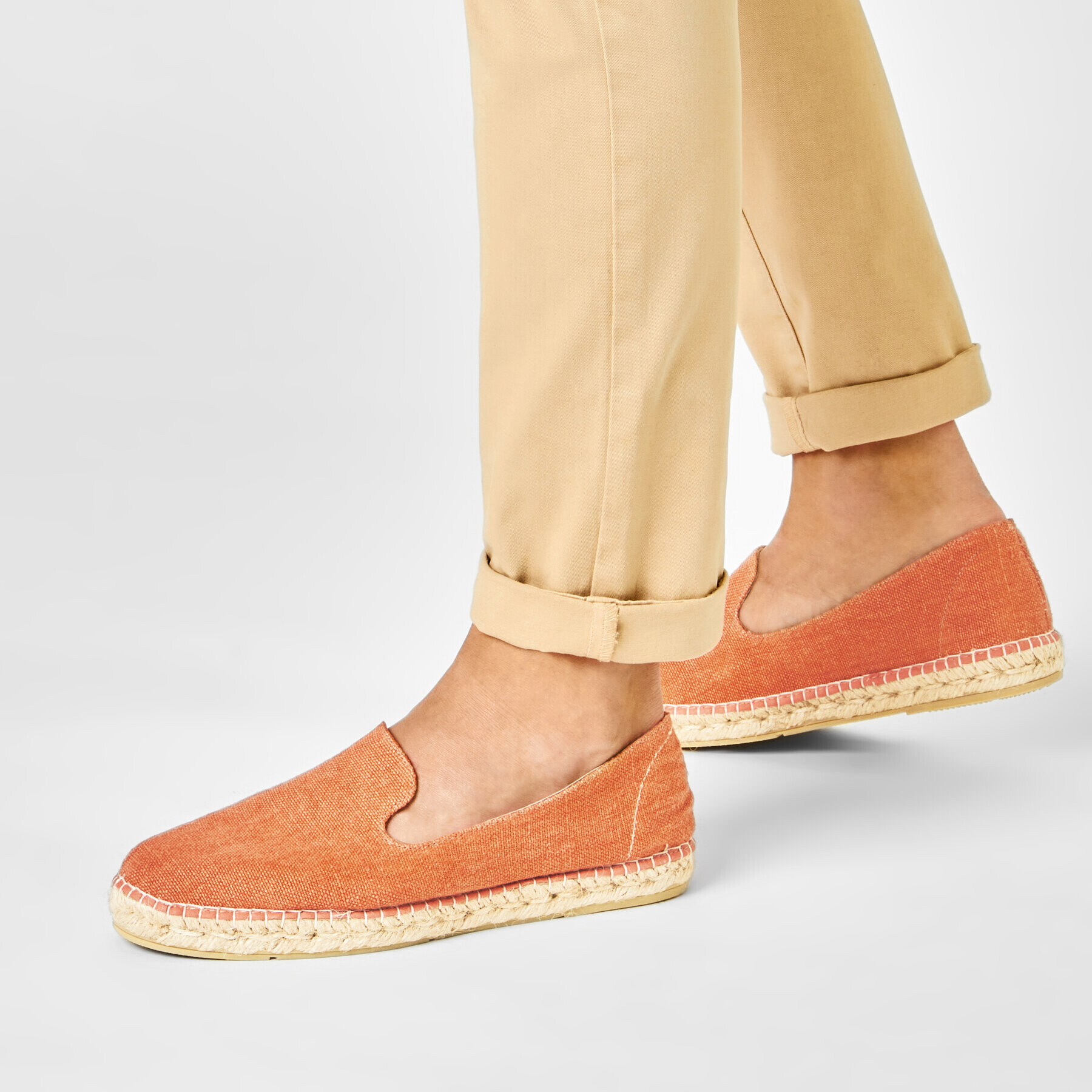 QUAZI Espadrilky QZ-63-04-000620 Oranžová - Pepit.sk