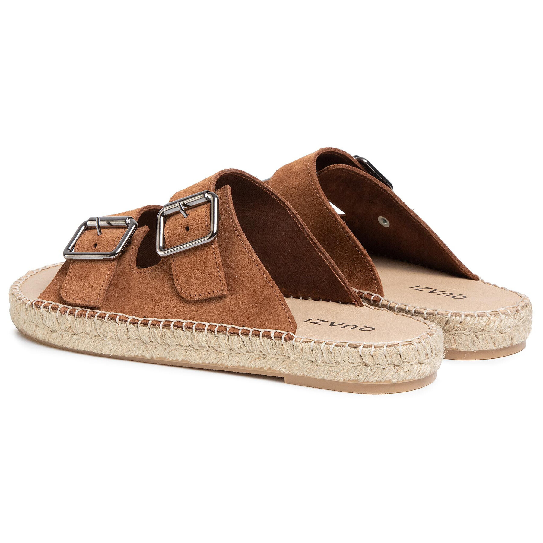 QUAZI Espadrilky QZ-63-04-000623 Hnedá - Pepit.sk