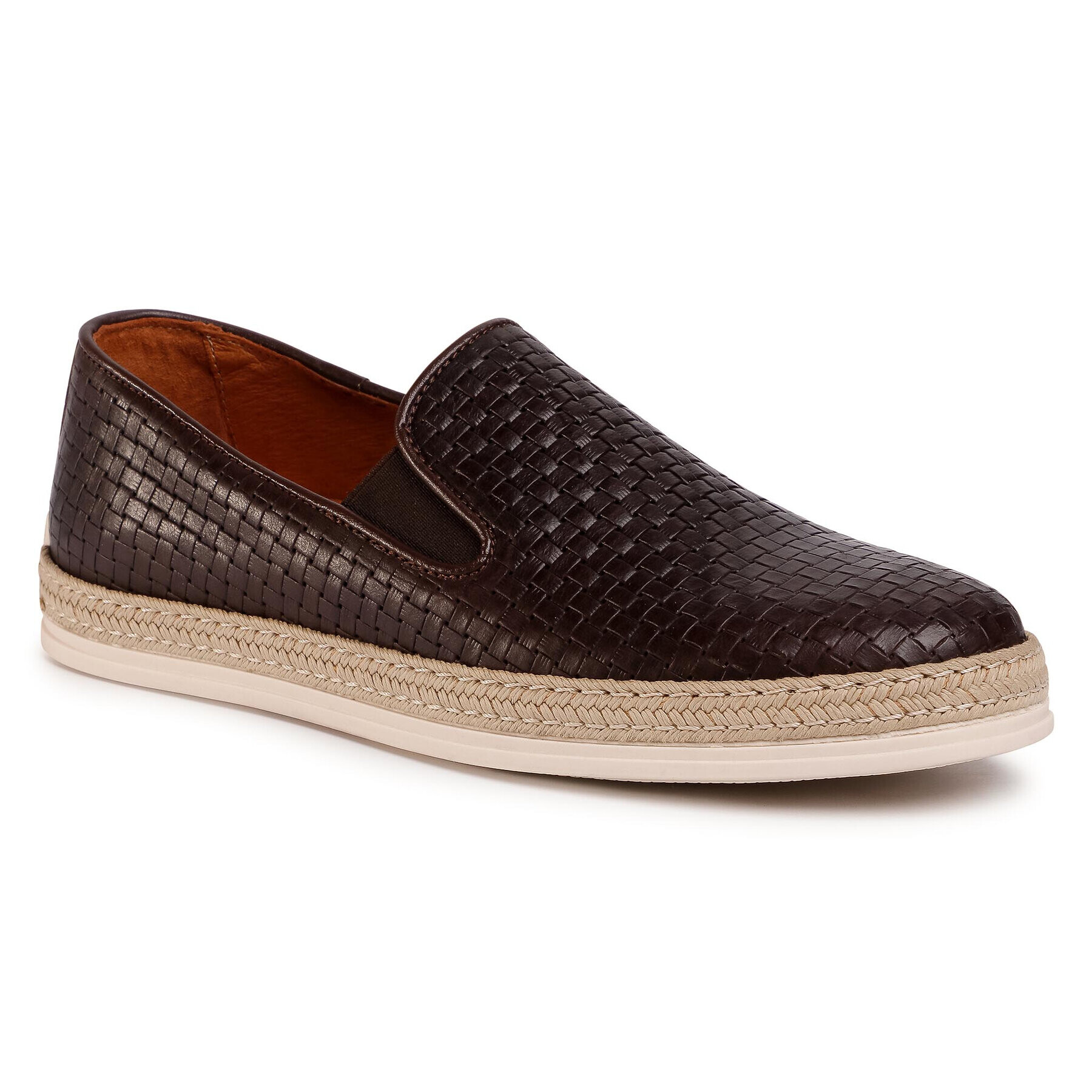 QUAZI Espadrilky QZ-64-04-000652 Hnedá - Pepit.sk