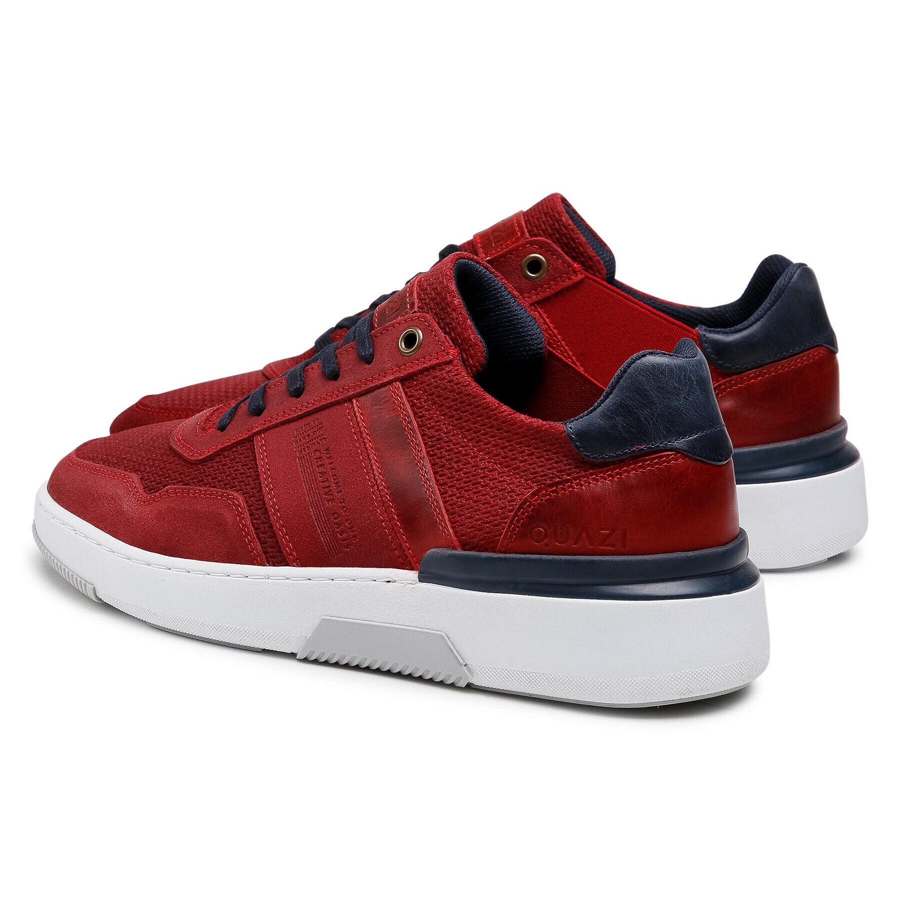 QUAZI Sneakersy QZ-06-06-001056 Bordová - Pepit.sk