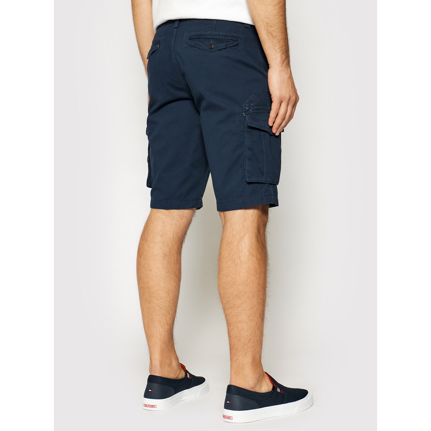 Quiksilver Bavlnené šortky Crucial Battle EQYWS03456 Tmavomodrá Tapered Fit - Pepit.sk