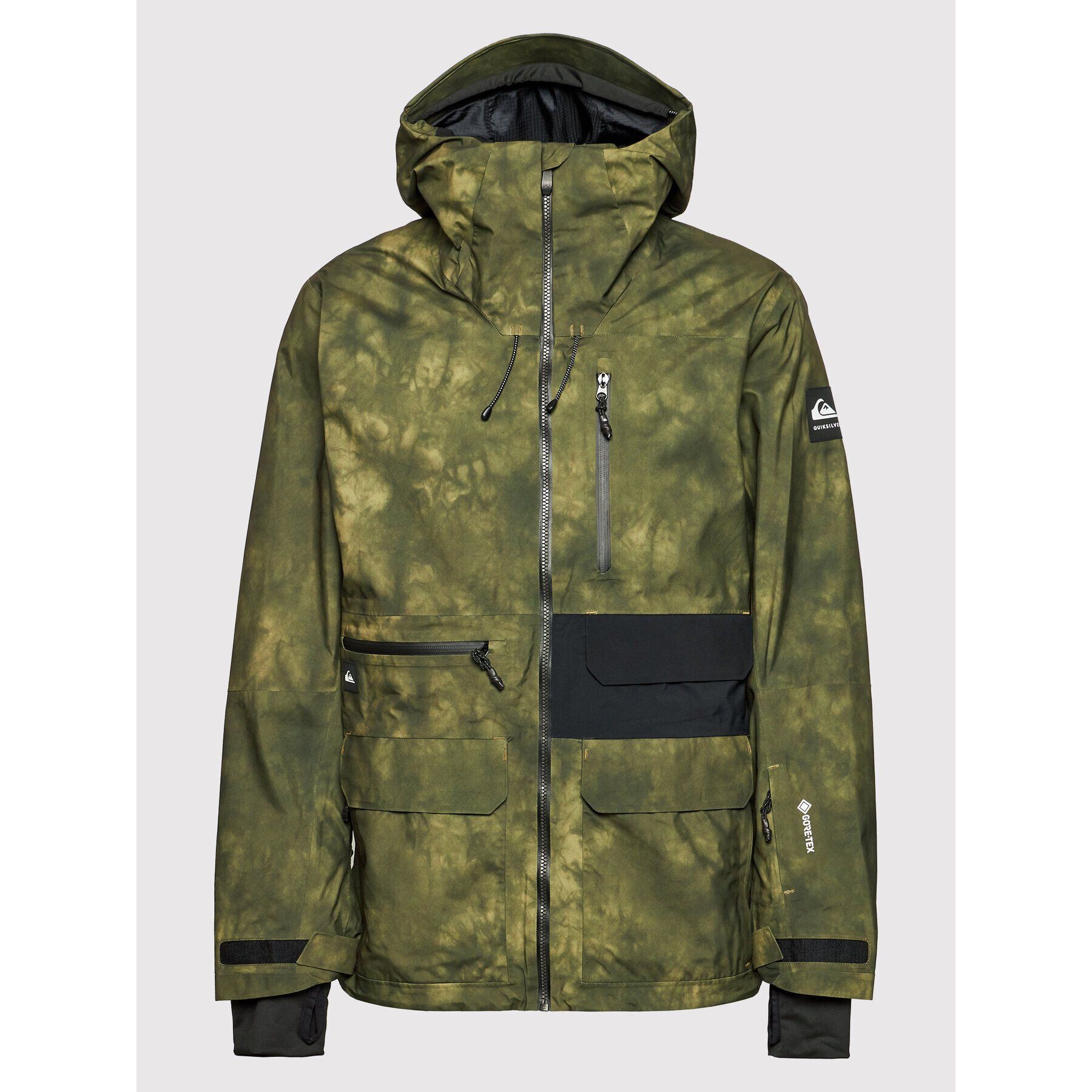 Quiksilver Lyžiarska bunda Black Alder EQYTJ03320 Zelená Modern Fit - Pepit.sk