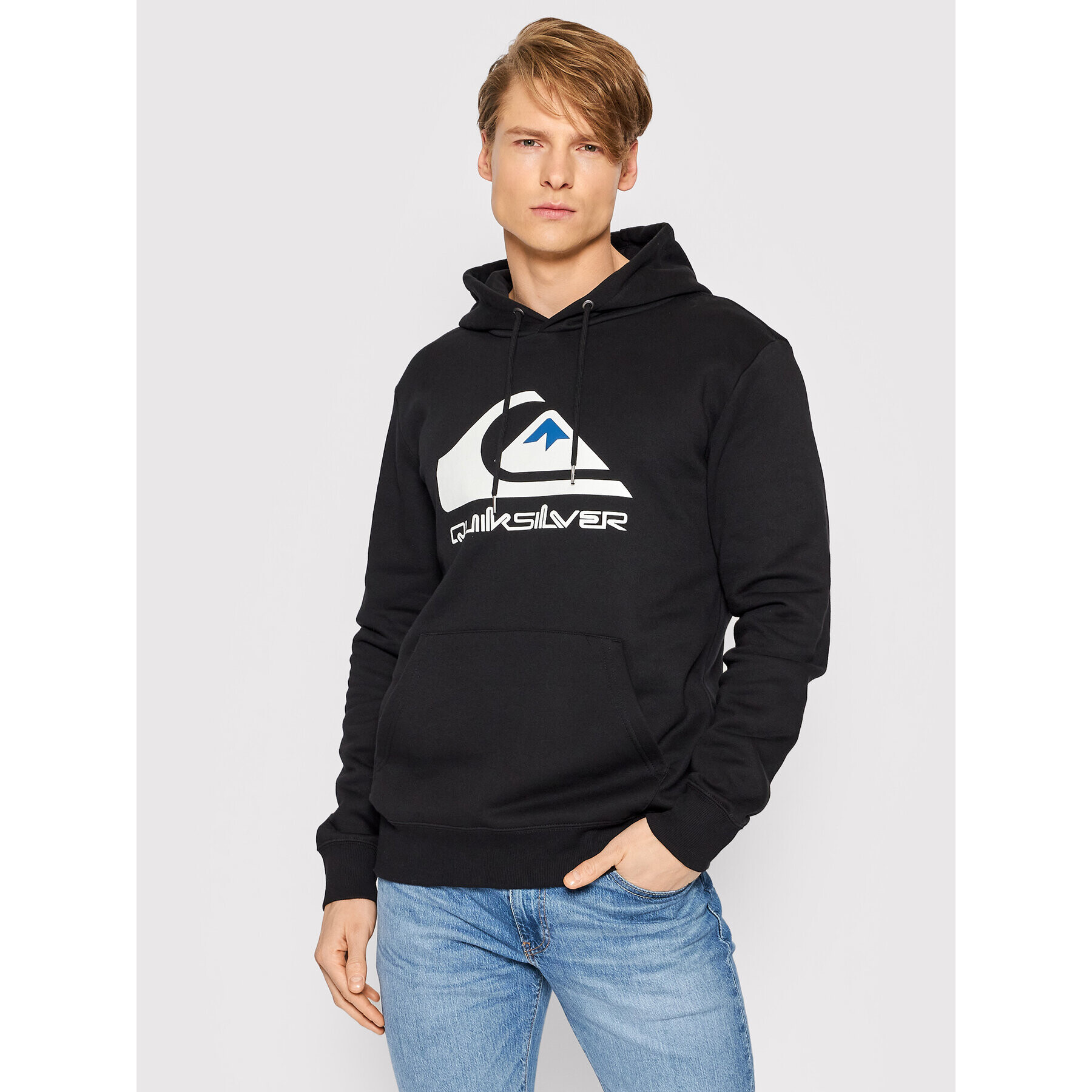 Quiksilver Mikina Big Logo EQYFT04450 Čierna Regular Fit - Pepit.sk