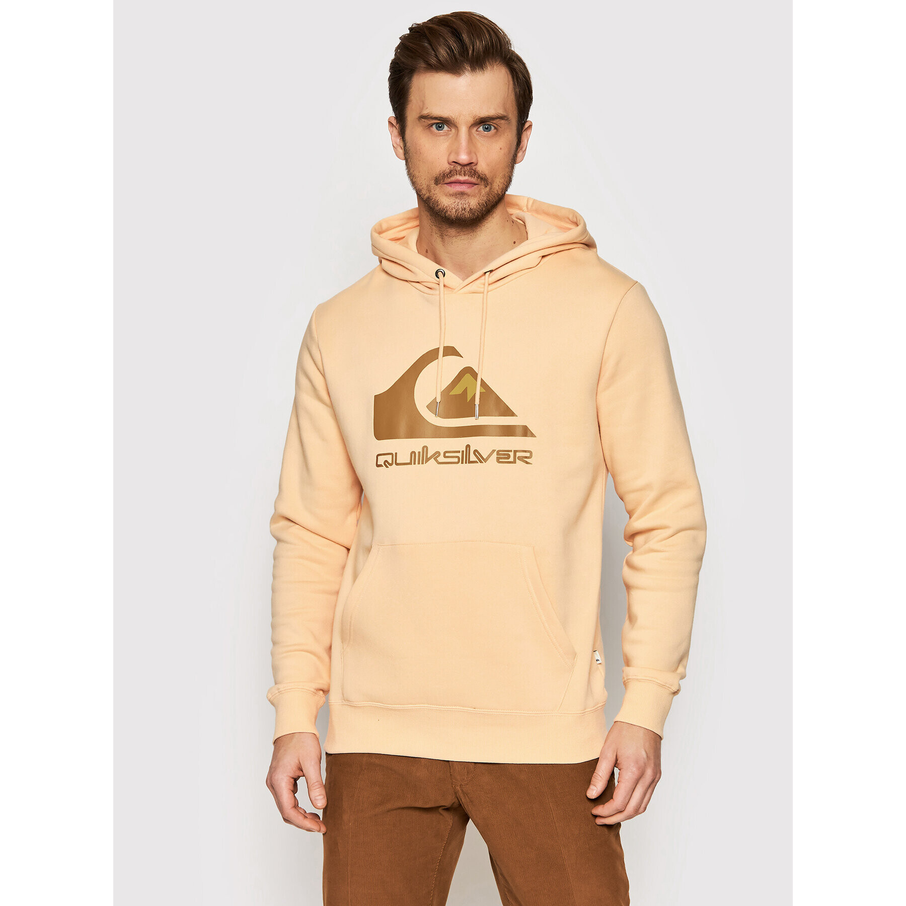 Quiksilver Mikina Big Logo EQYFT04450 Oranžová Regular Fit - Pepit.sk