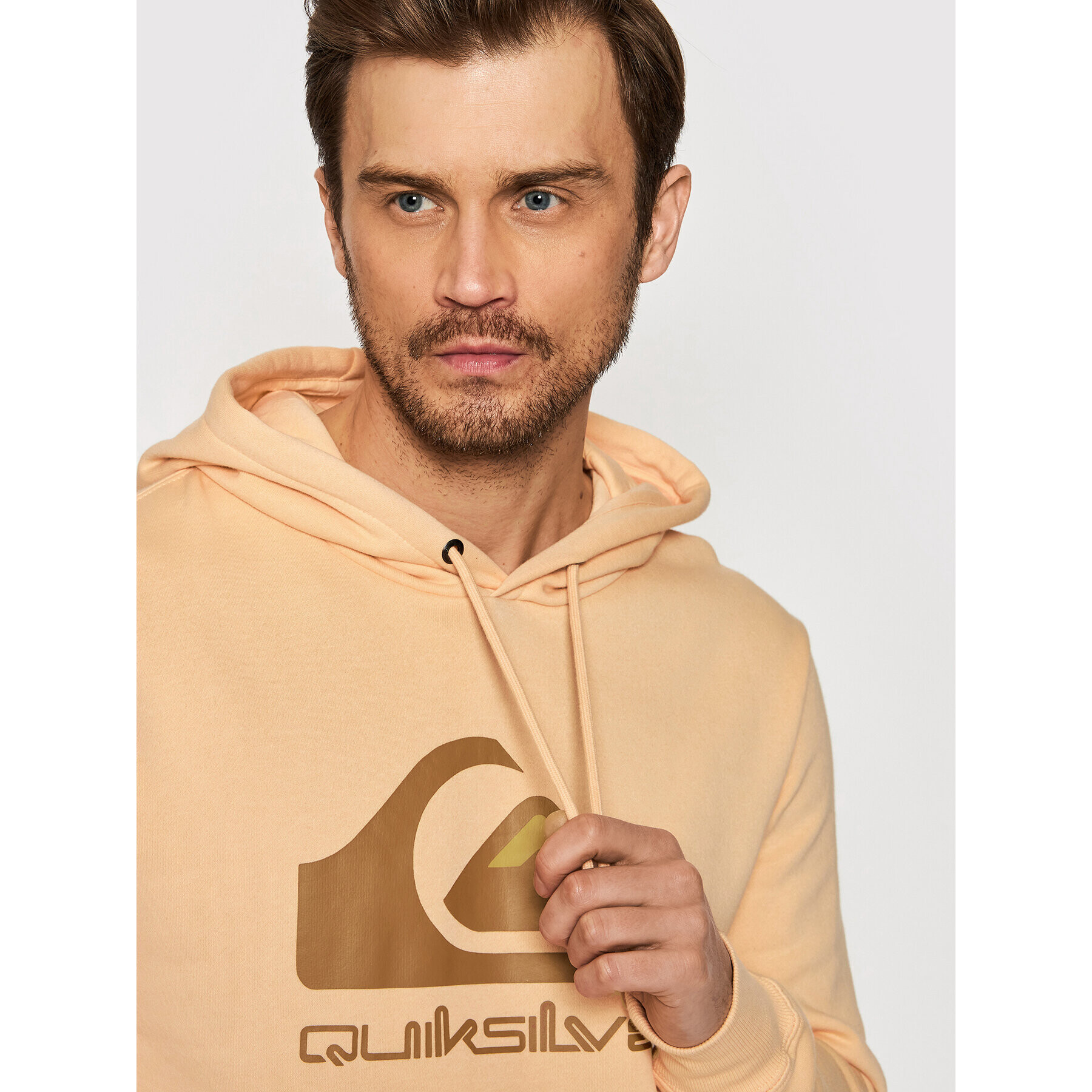 Quiksilver Mikina Big Logo EQYFT04450 Oranžová Regular Fit - Pepit.sk