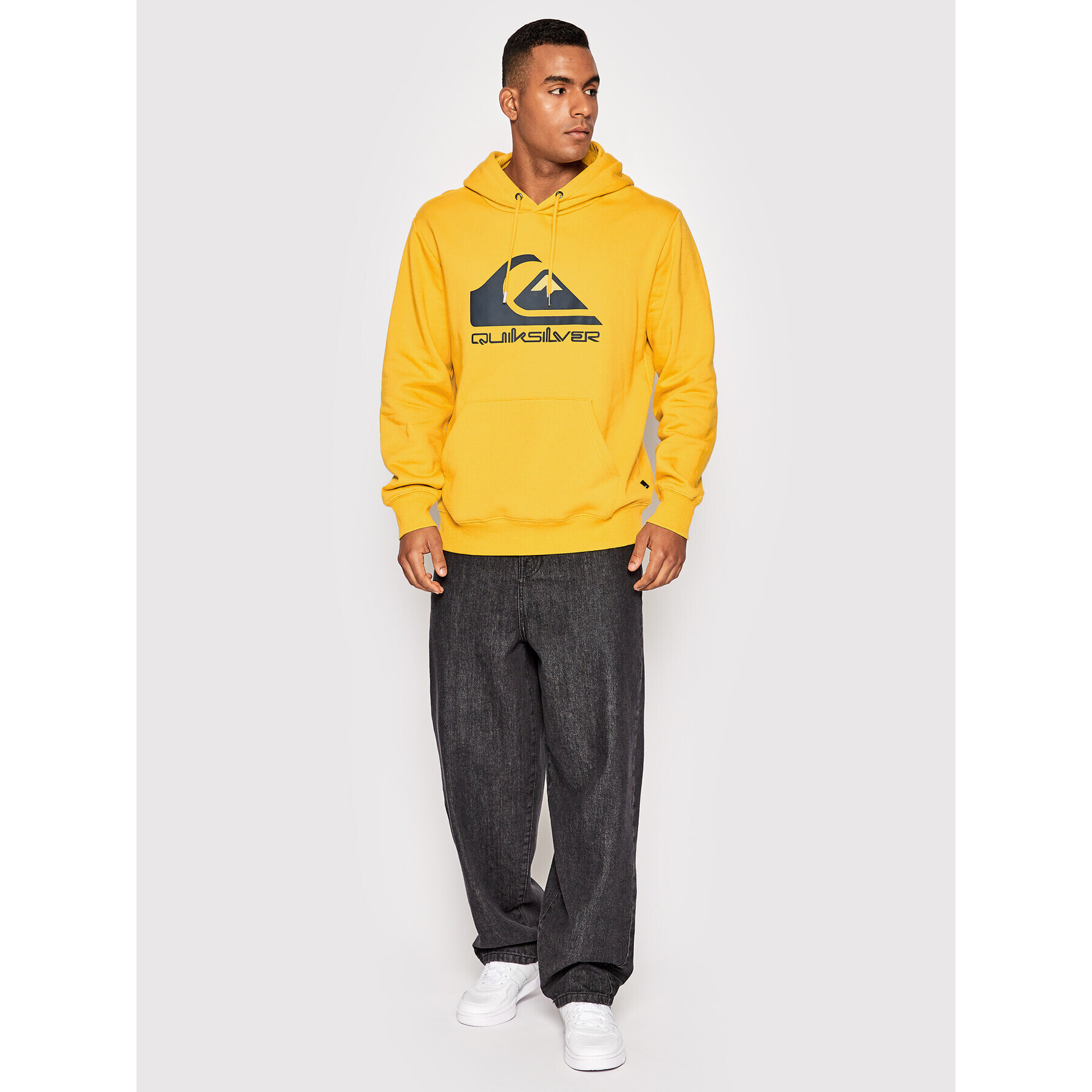 Quiksilver Mikina Big Logo EQYFT04450 Žltá Regular Fit - Pepit.sk