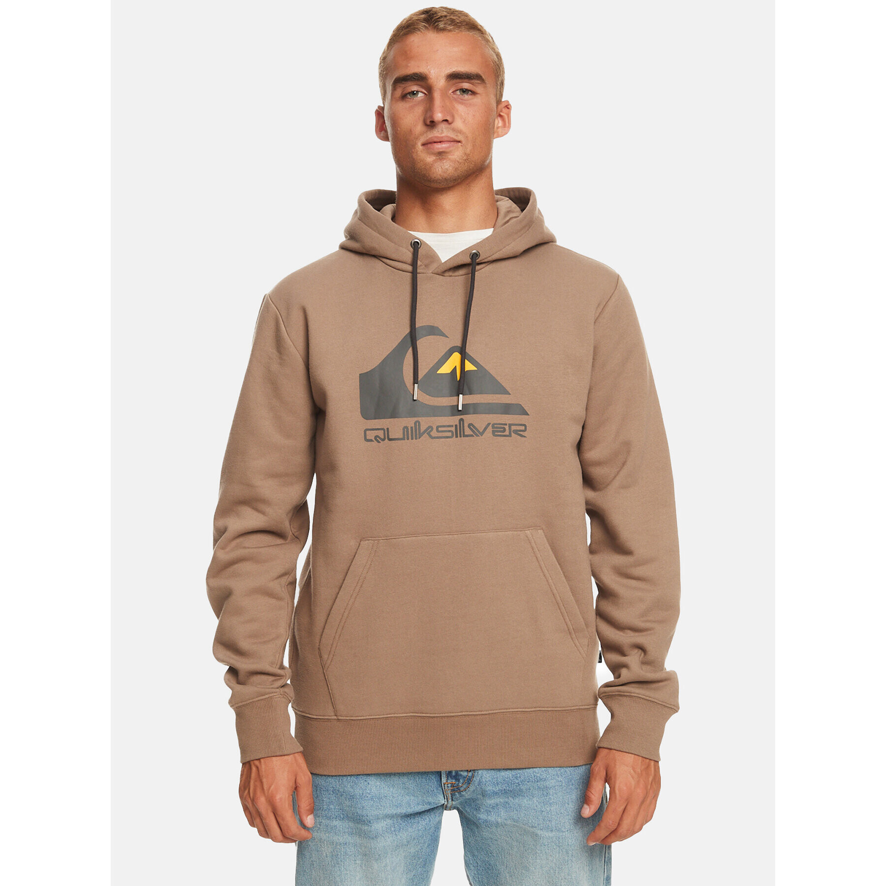 Quiksilver Mikina Biglogo Otlr EQYFT04450 Hnedá Regular Fit - Pepit.sk