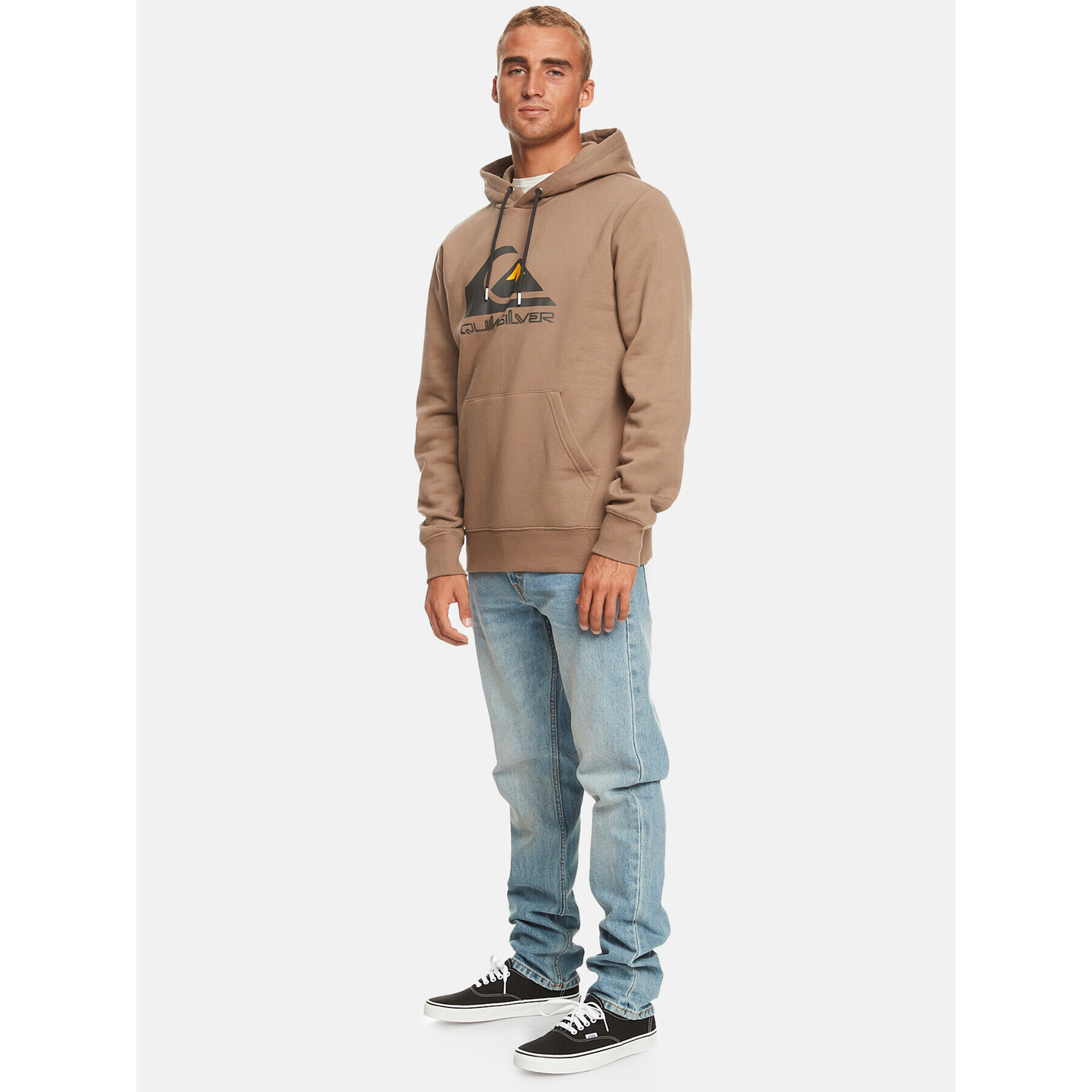 Quiksilver Mikina Biglogo Otlr EQYFT04450 Hnedá Regular Fit - Pepit.sk