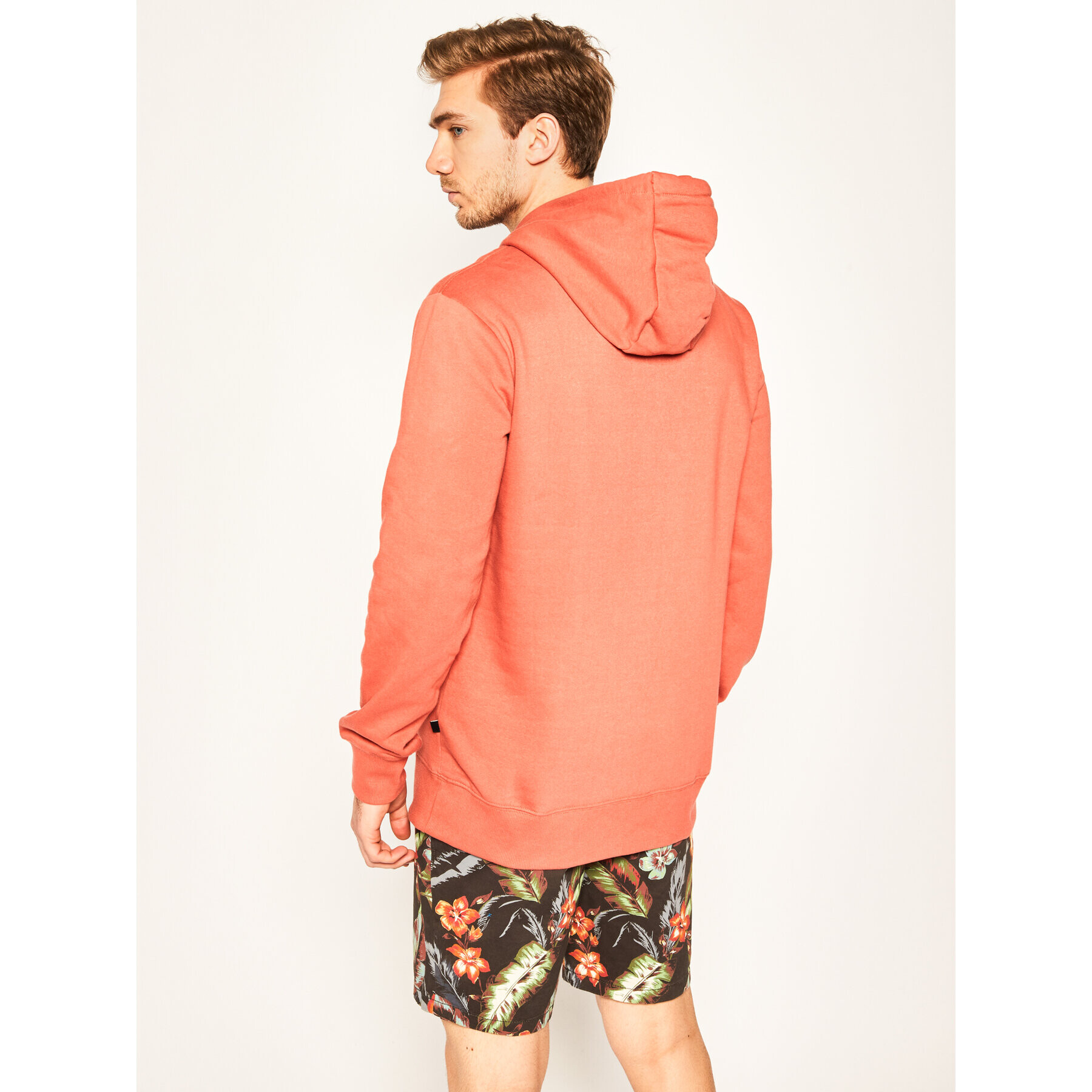 Quiksilver Mikina Comp Logo EQYFT04089 Oranžová Regular Fit - Pepit.sk