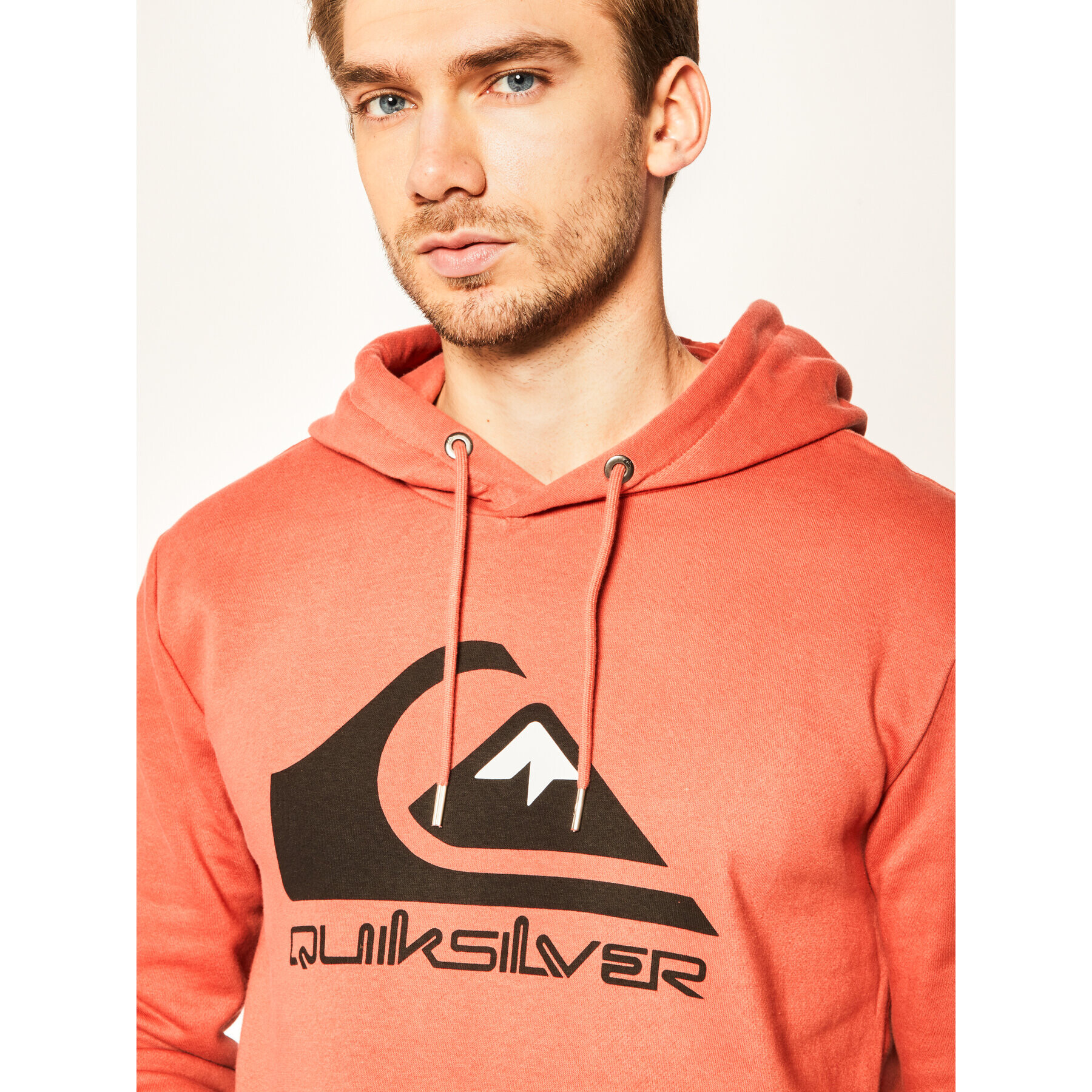 Quiksilver Mikina Comp Logo EQYFT04089 Oranžová Regular Fit - Pepit.sk