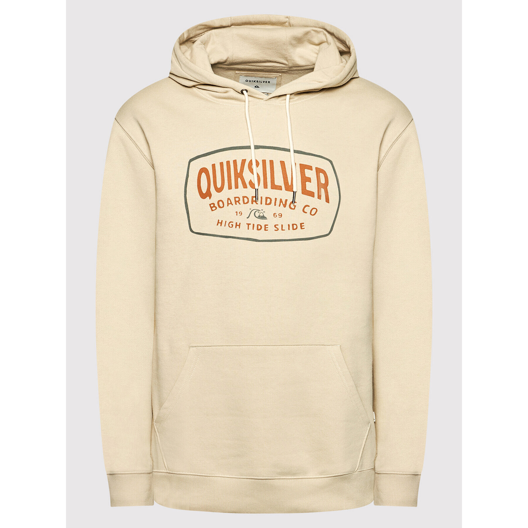 Quiksilver Mikina High Cloud EQYFT04456 Béžová Regular Fit - Pepit.sk