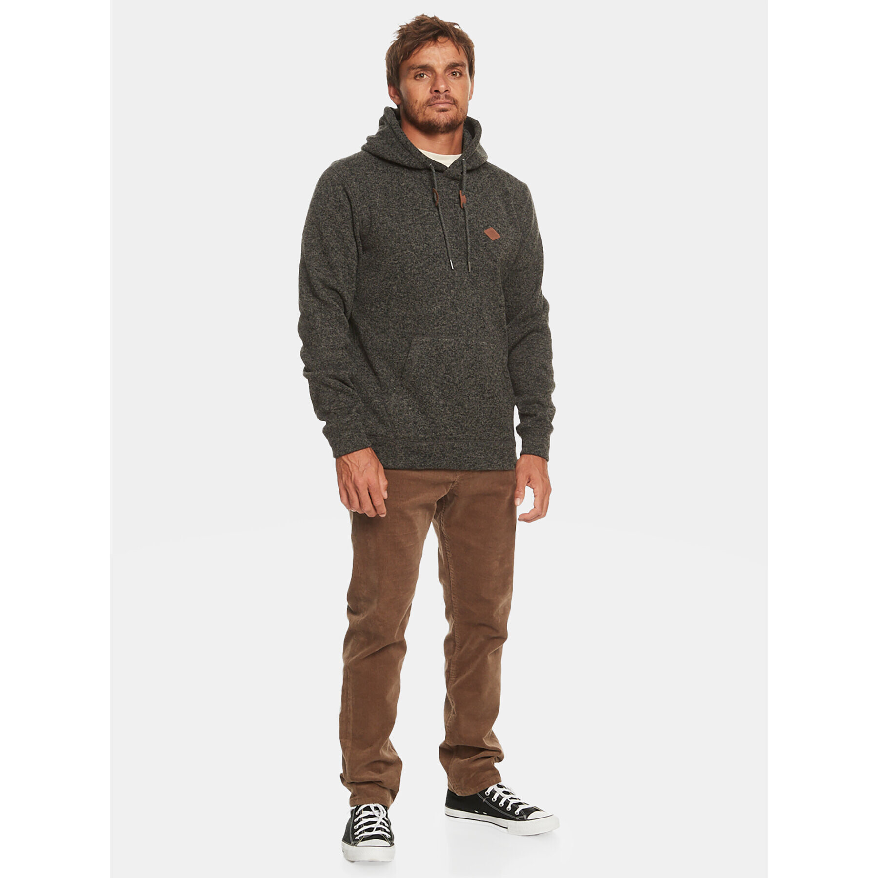 Quiksilver Mikina Keller Otlr EQYFT04837 Sivá Regular Fit - Pepit.sk