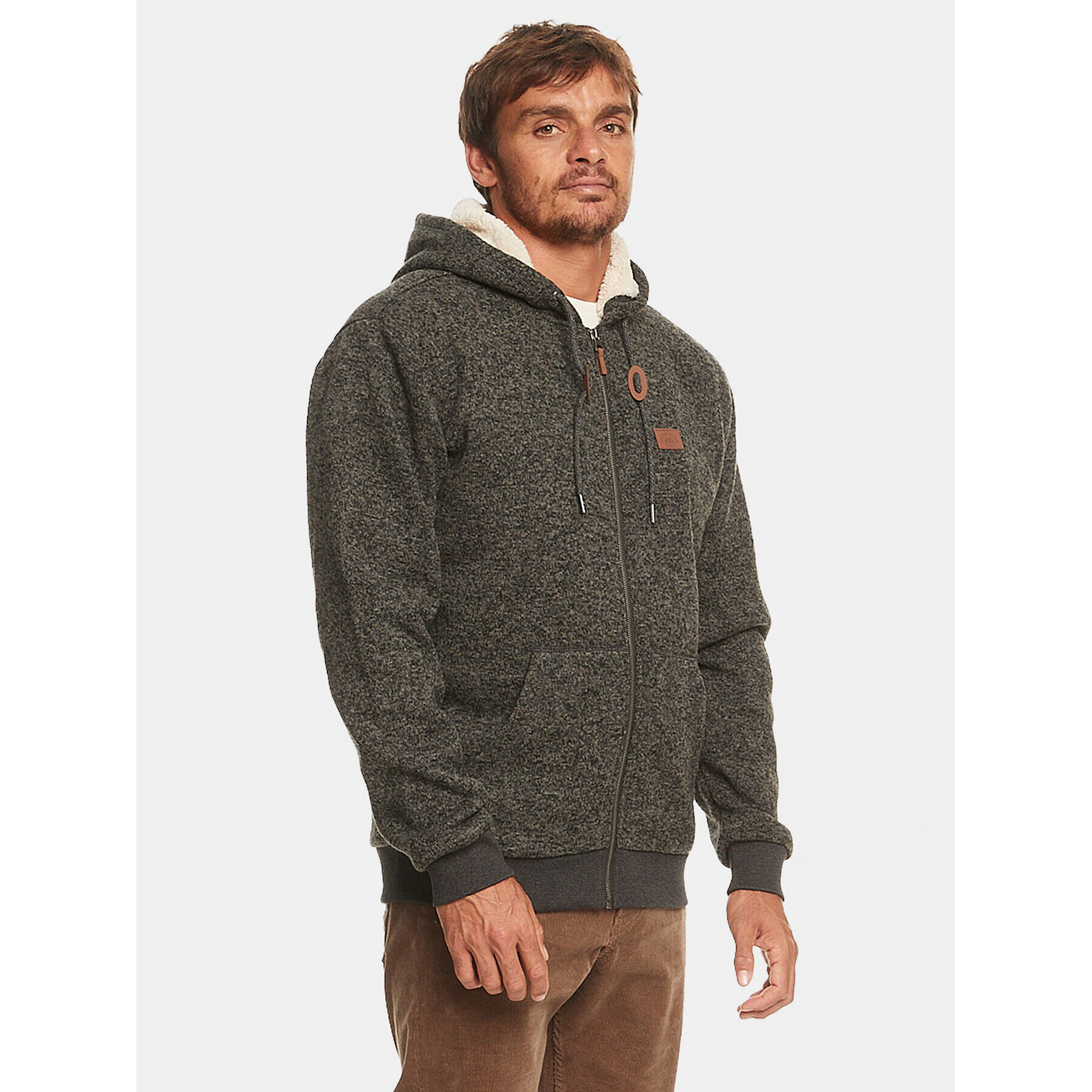 Quiksilver Mikina Keller Otlr EQYFT04838 Sivá Regular Fit - Pepit.sk