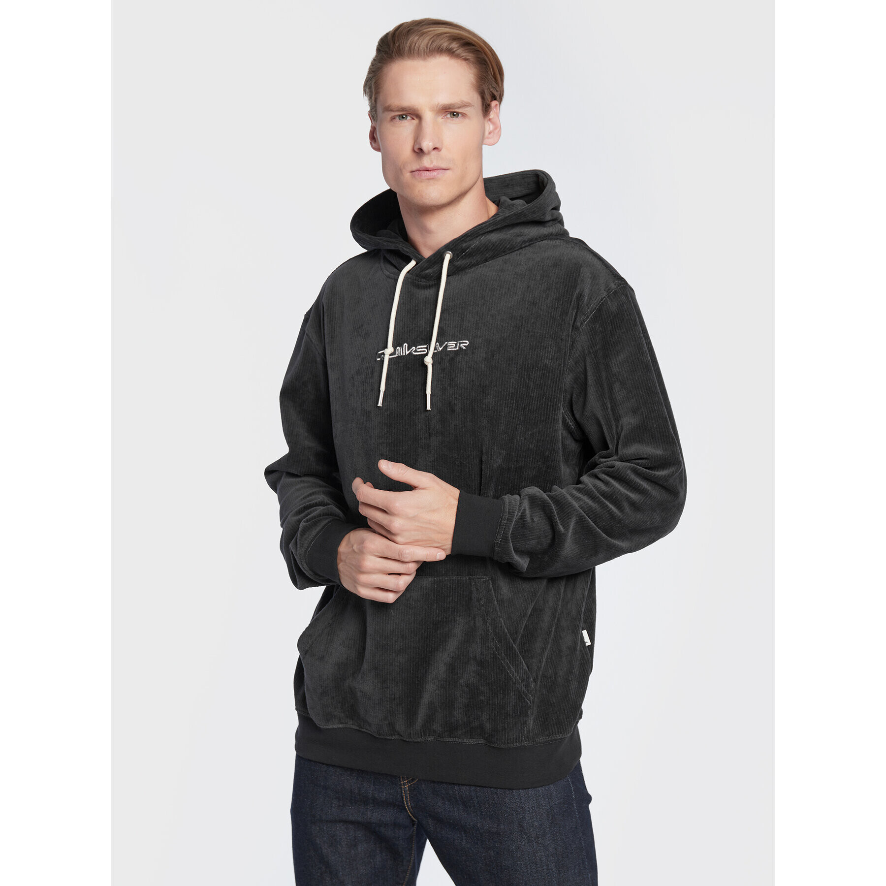 Quiksilver Mikina Knitted EQYFT04654 Sivá Regular Fit - Pepit.sk