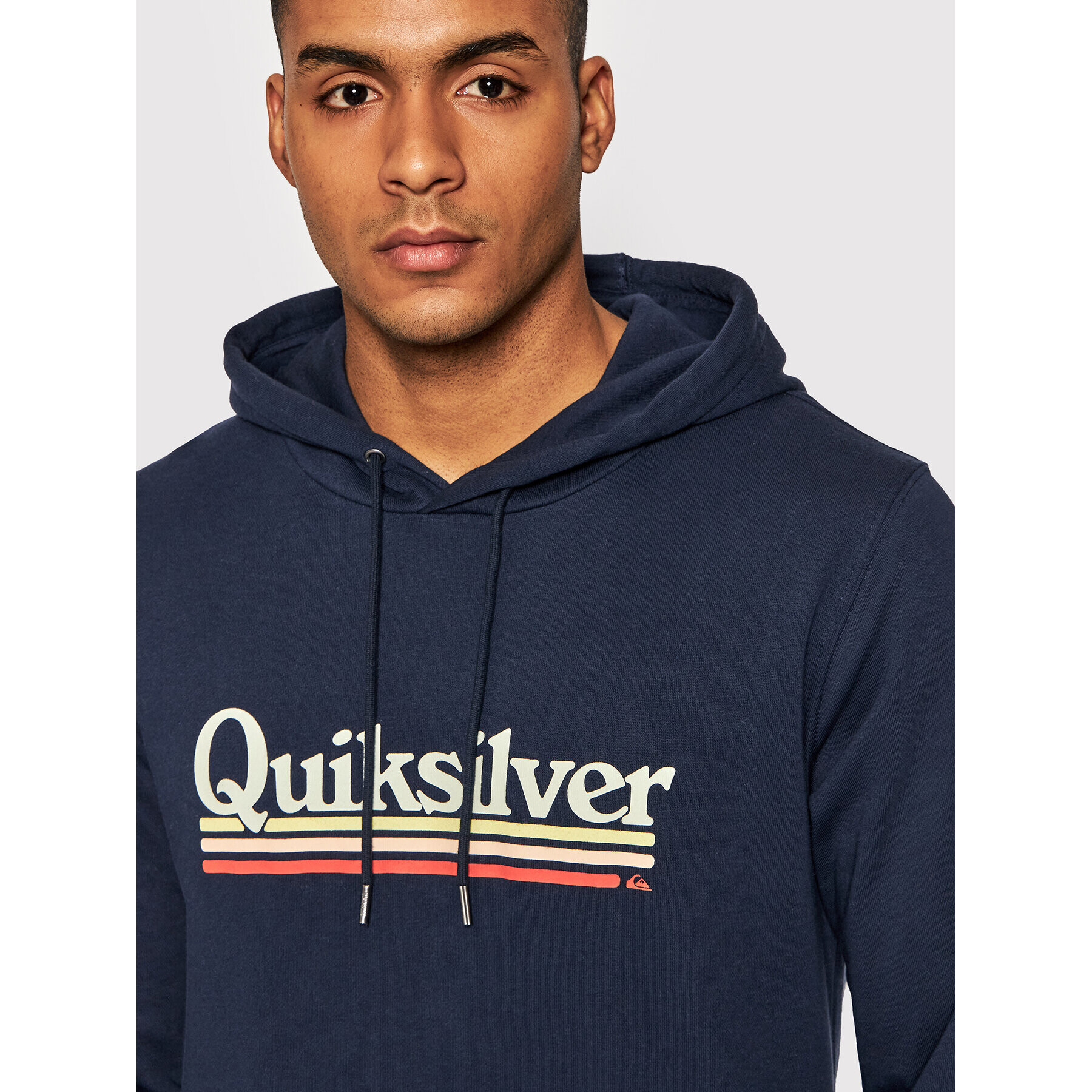 Quiksilver Mikina On The Line EQYFT04525 Tmavomodrá Regular Fit - Pepit.sk