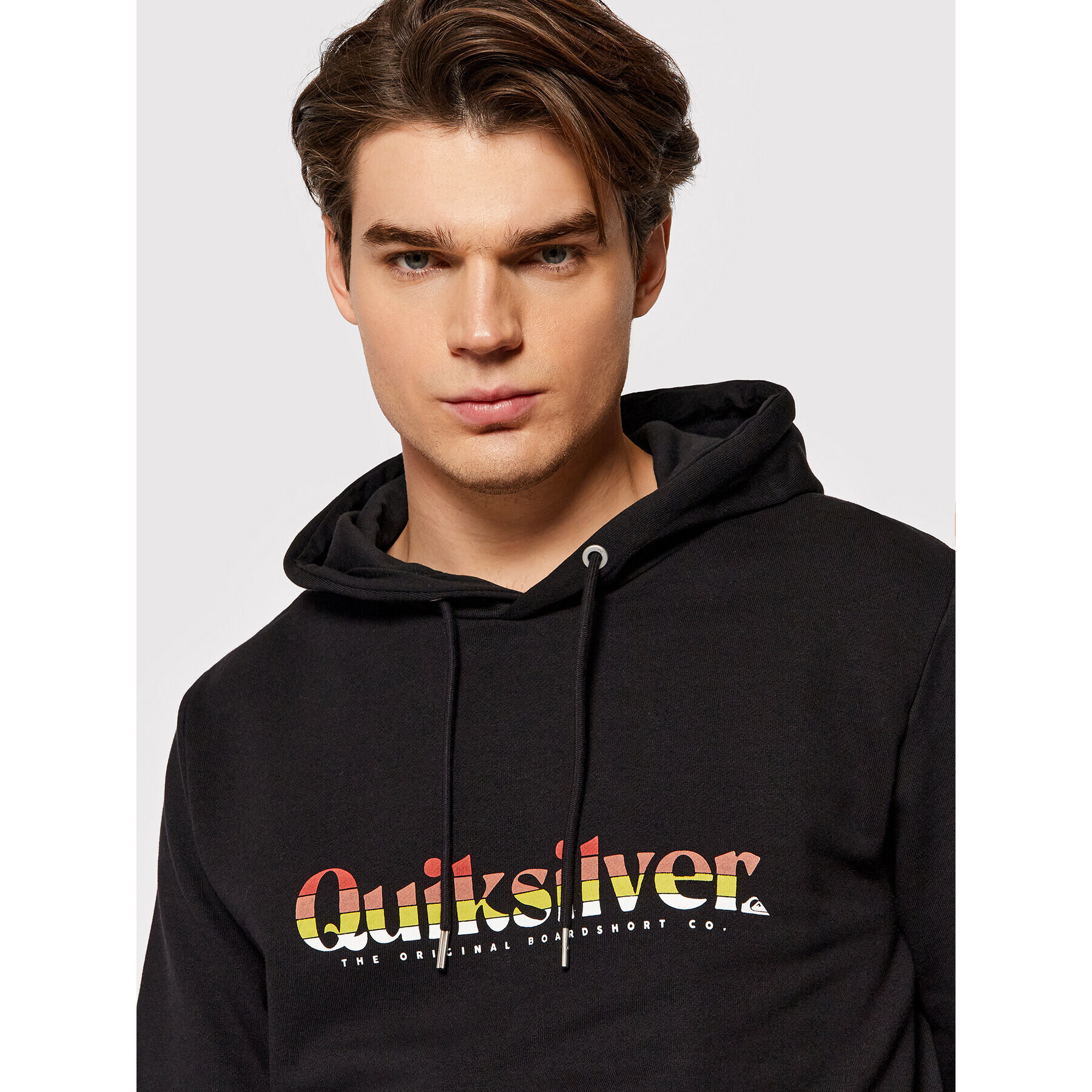 Quiksilver Mikina Primary EQYFT04453 Čierna Classic Fit - Pepit.sk