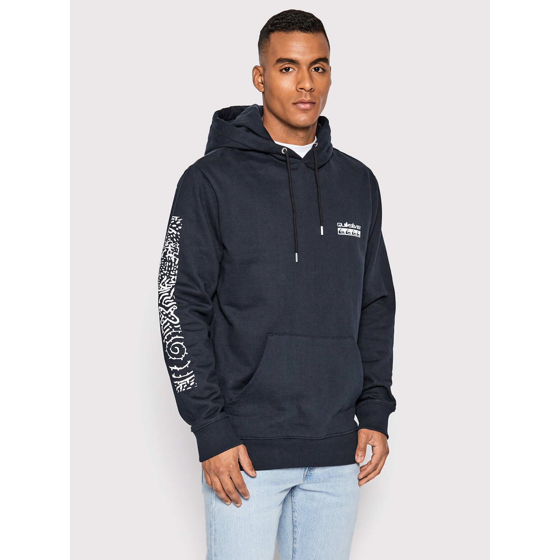 Quiksilver Mikina Spiral EQYFT04690 Čierna Regular Fit - Pepit.sk