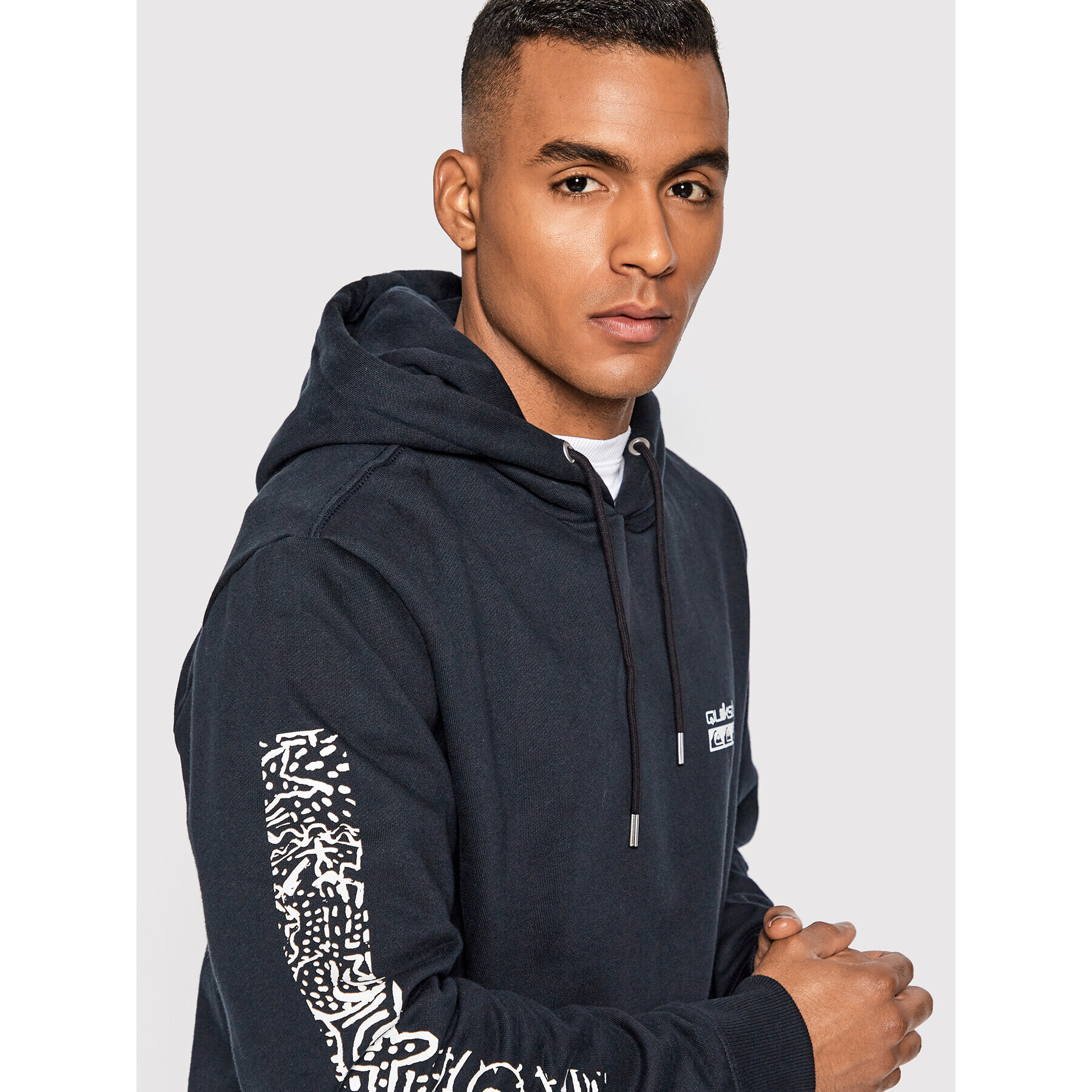 Quiksilver Mikina Spiral EQYFT04690 Čierna Regular Fit - Pepit.sk