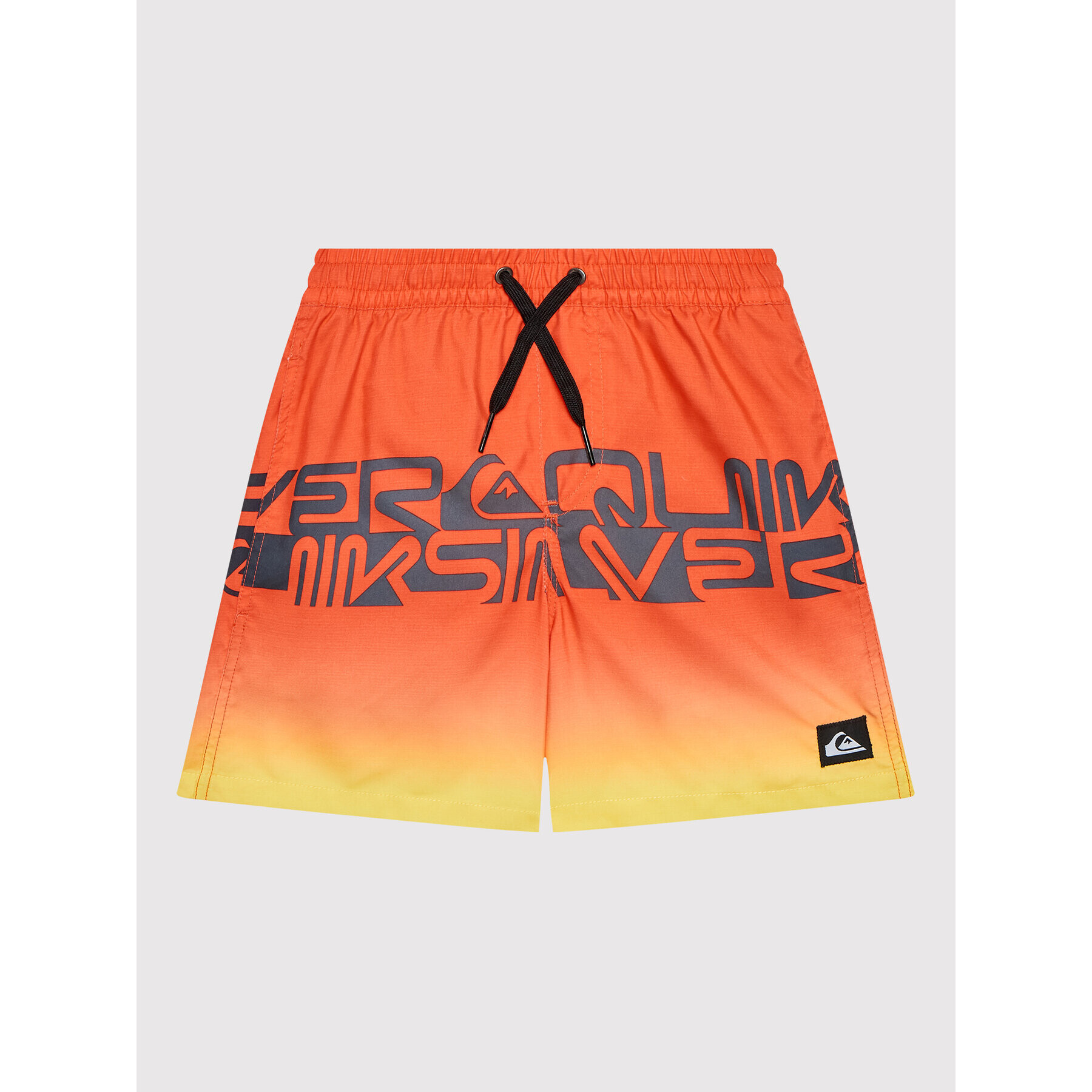 Quiksilver Plavecké šortky Word block 14" EQBJV03403 Červená Regular Fit - Pepit.sk