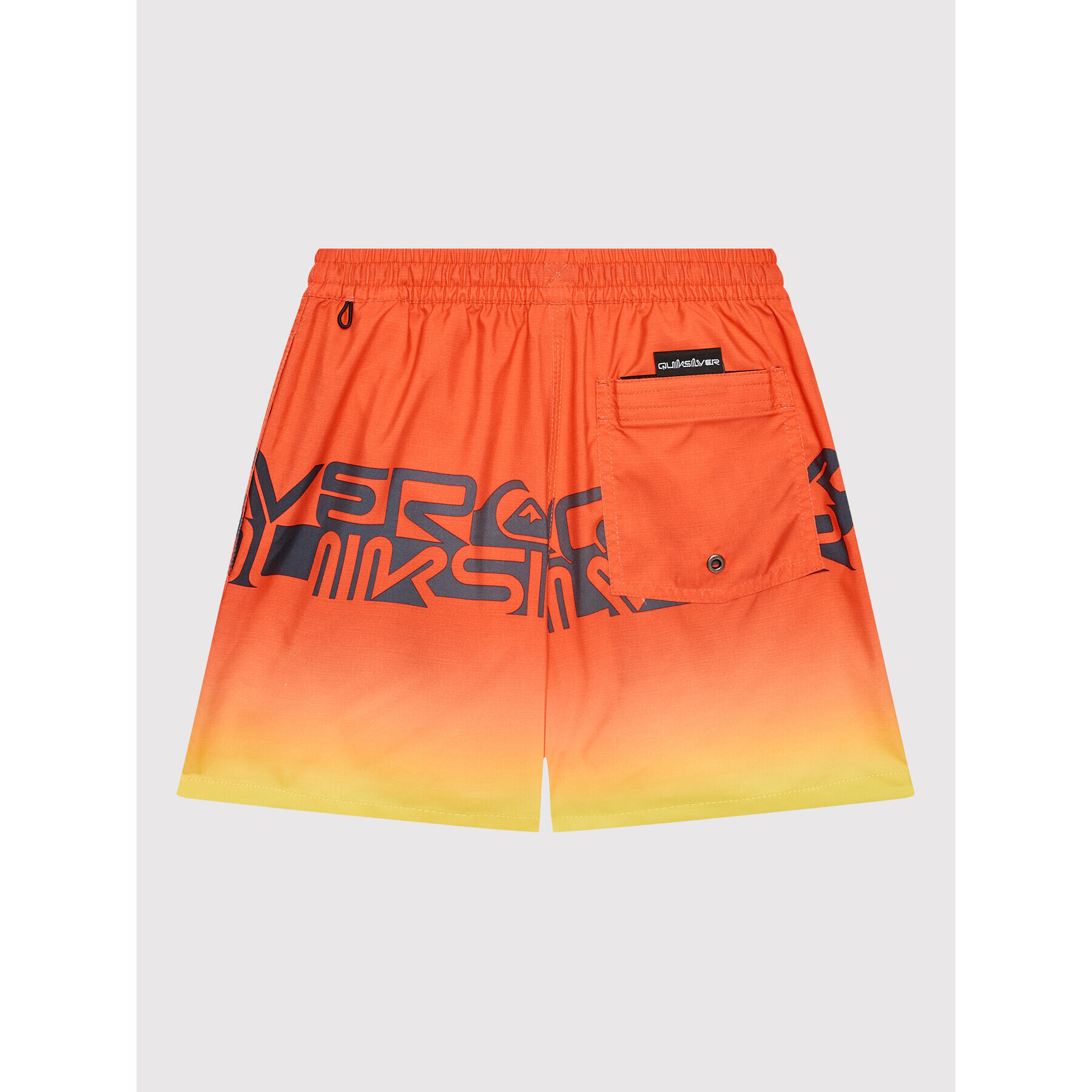 Quiksilver Plavecké šortky Word block 14" EQBJV03403 Červená Regular Fit - Pepit.sk