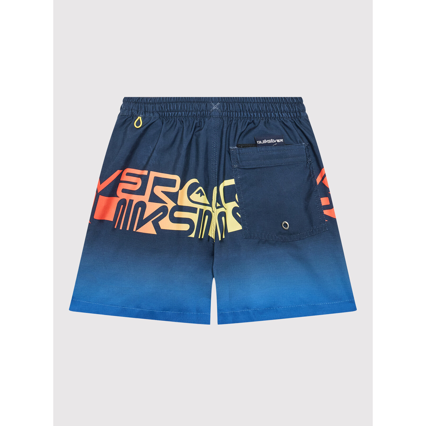 Quiksilver Plavecké šortky Word block 14" EQBJV03403 Tmavomodrá Regular Fit - Pepit.sk