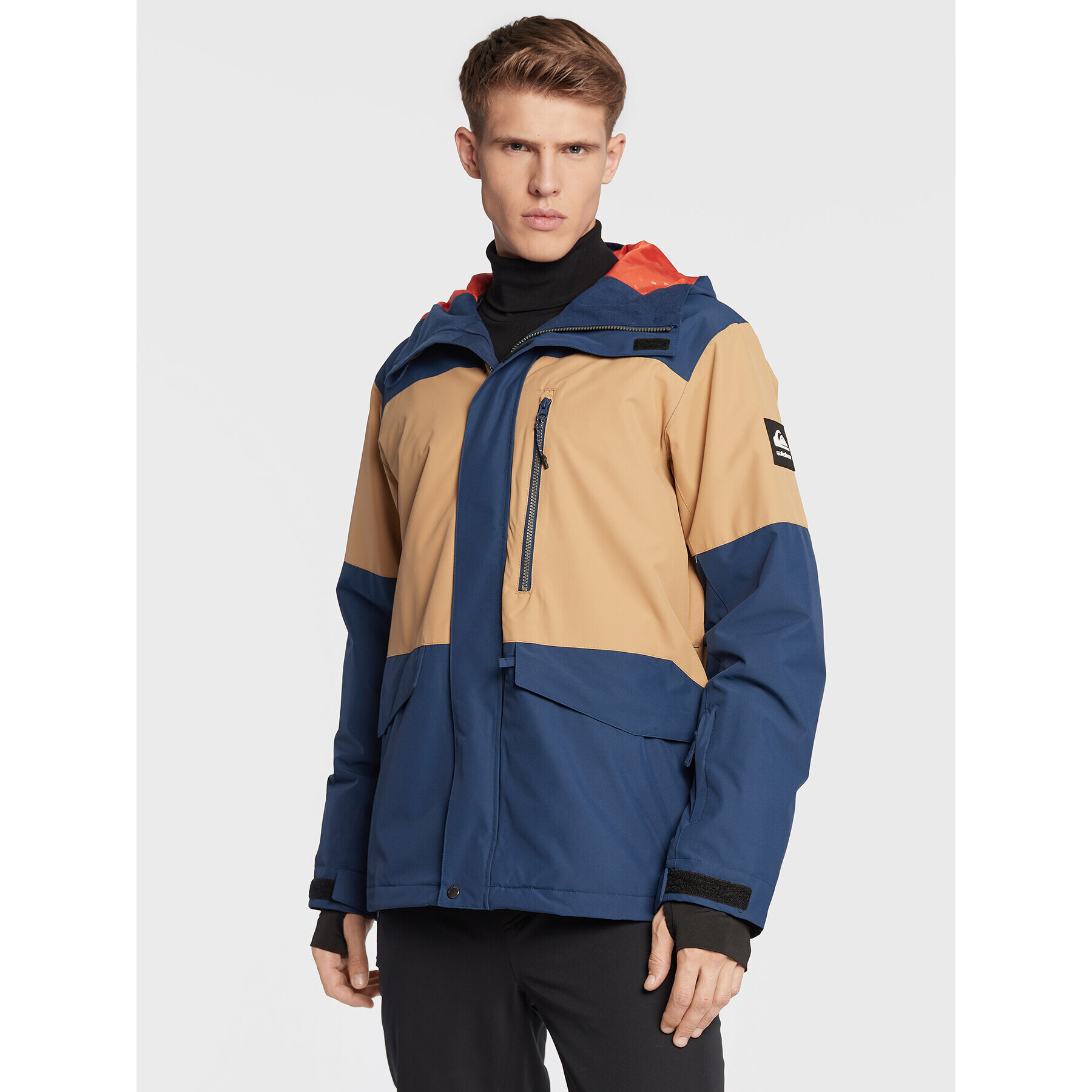 Quiksilver Snowboardová bunda Mission Block EQYTJ03379 Tmavomodrá Modern Fit - Pepit.sk