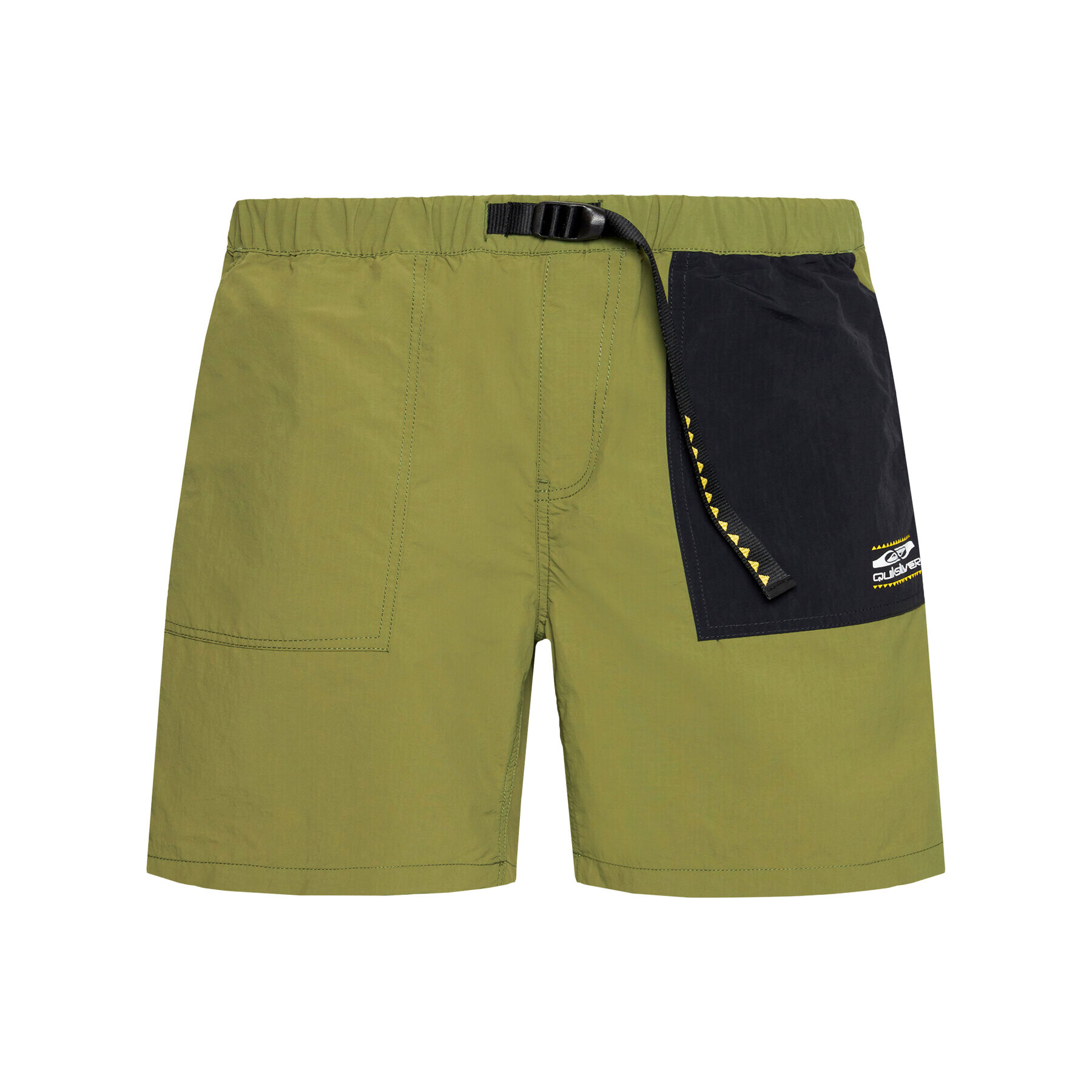 Quiksilver Športové kraťasy Run Ashore EQYWS03731 Zelená Regular Fit - Pepit.sk