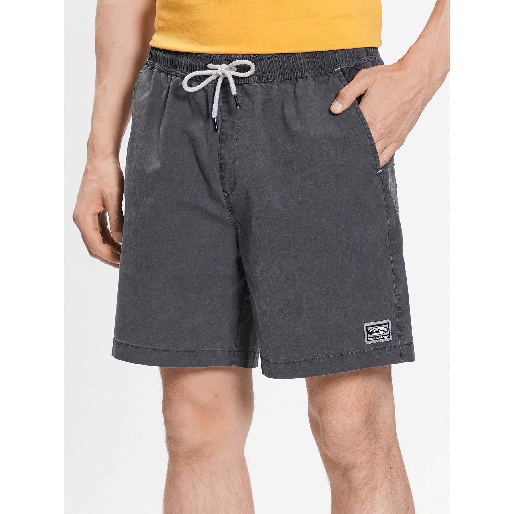 Quiksilver Športové kraťasy Saturn Taxer EQYWS03841 Čierna Regular Fit - Pepit.sk