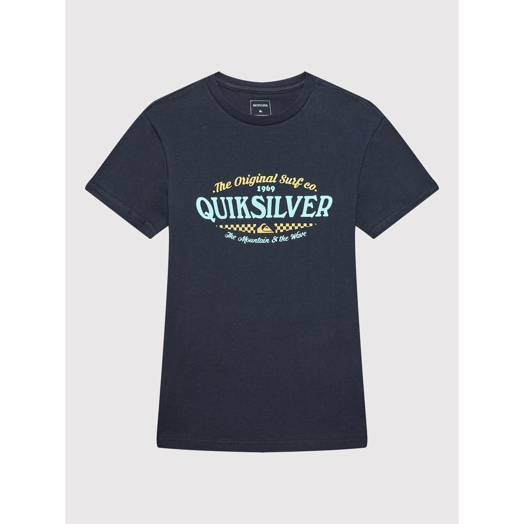 Quiksilver Tričko Check On It EQBZT04496 Tmavomodrá Regular Fit - Pepit.sk