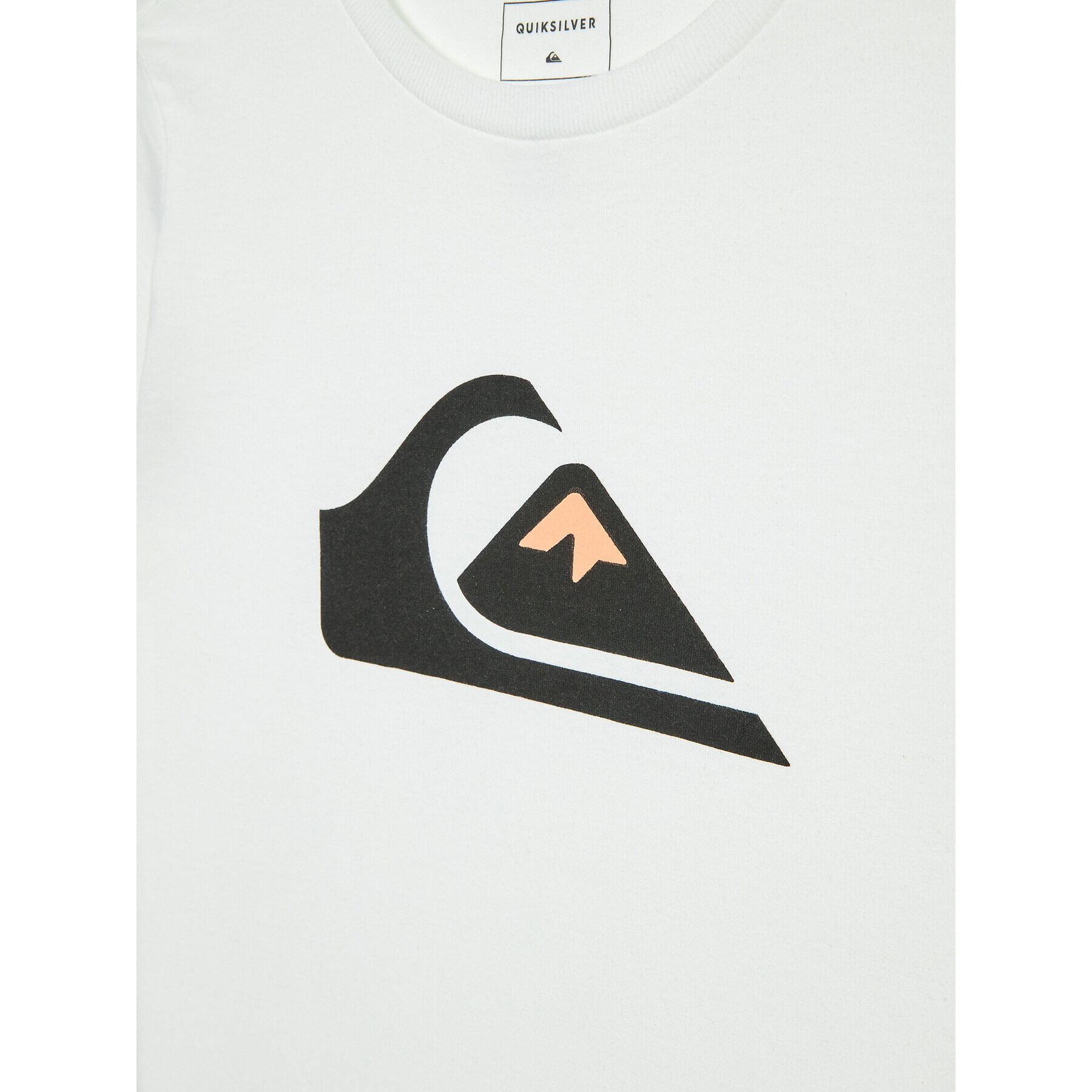 Quiksilver Tričko Comp Logo EQBZT04369 Biela Regular Fit - Pepit.sk