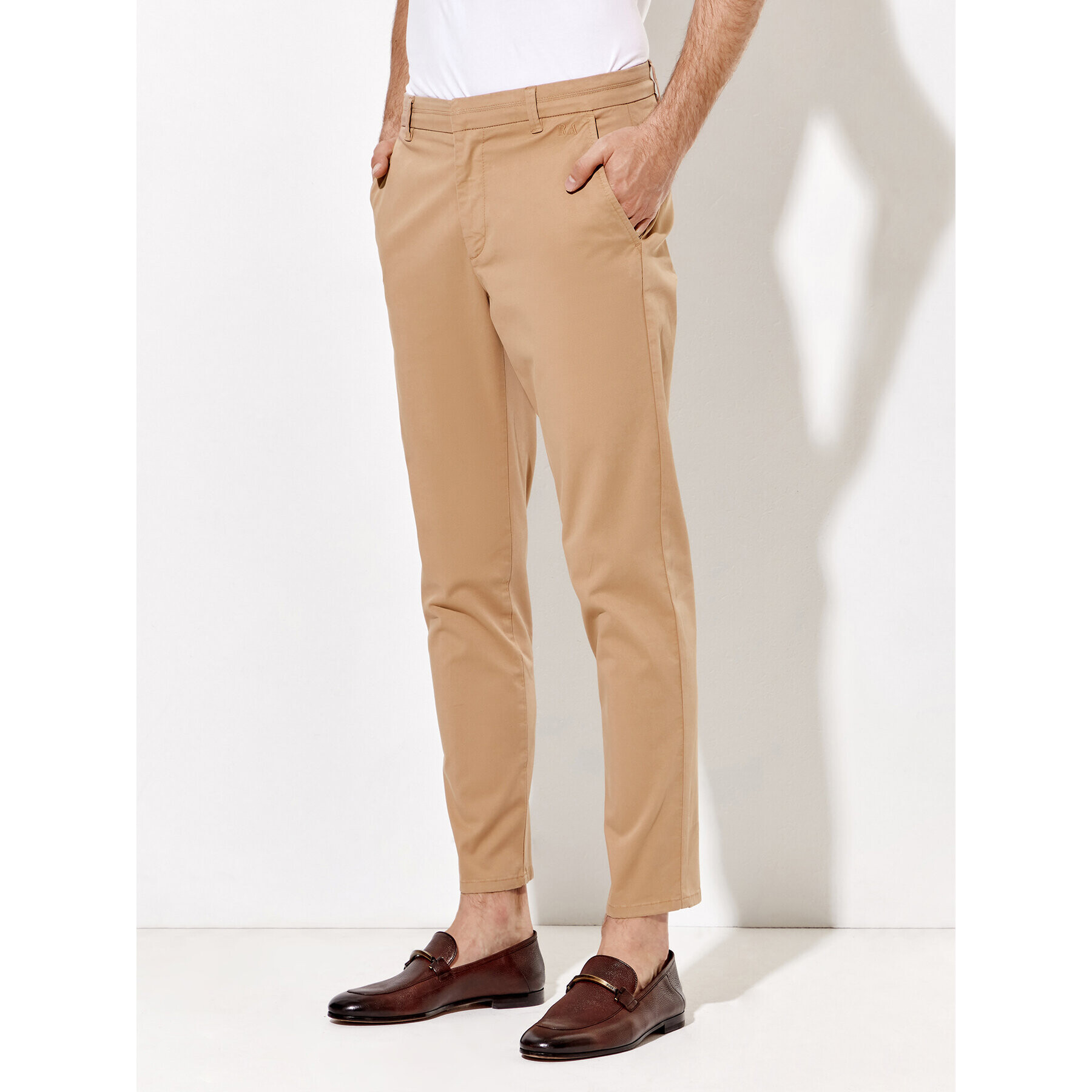 Rage Age Chino nohavice Spencer Béžová Slim Fit - Pepit.sk