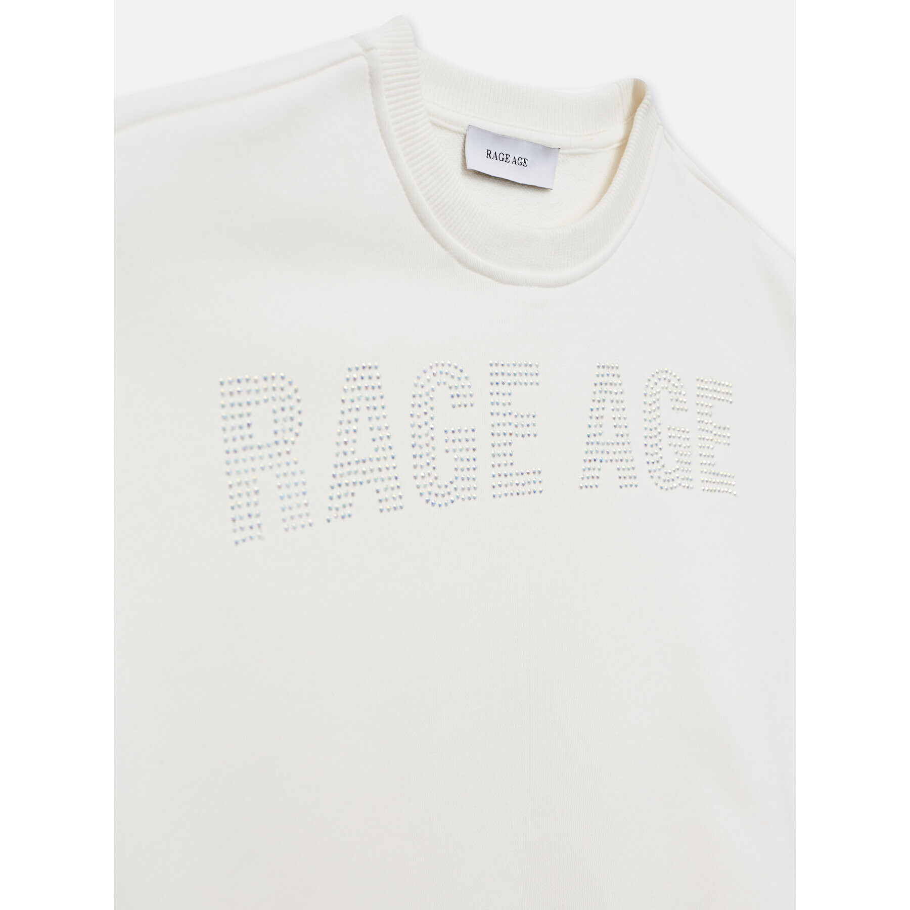 Rage Age Mikina Sparkle Biela Regular Fit - Pepit.sk