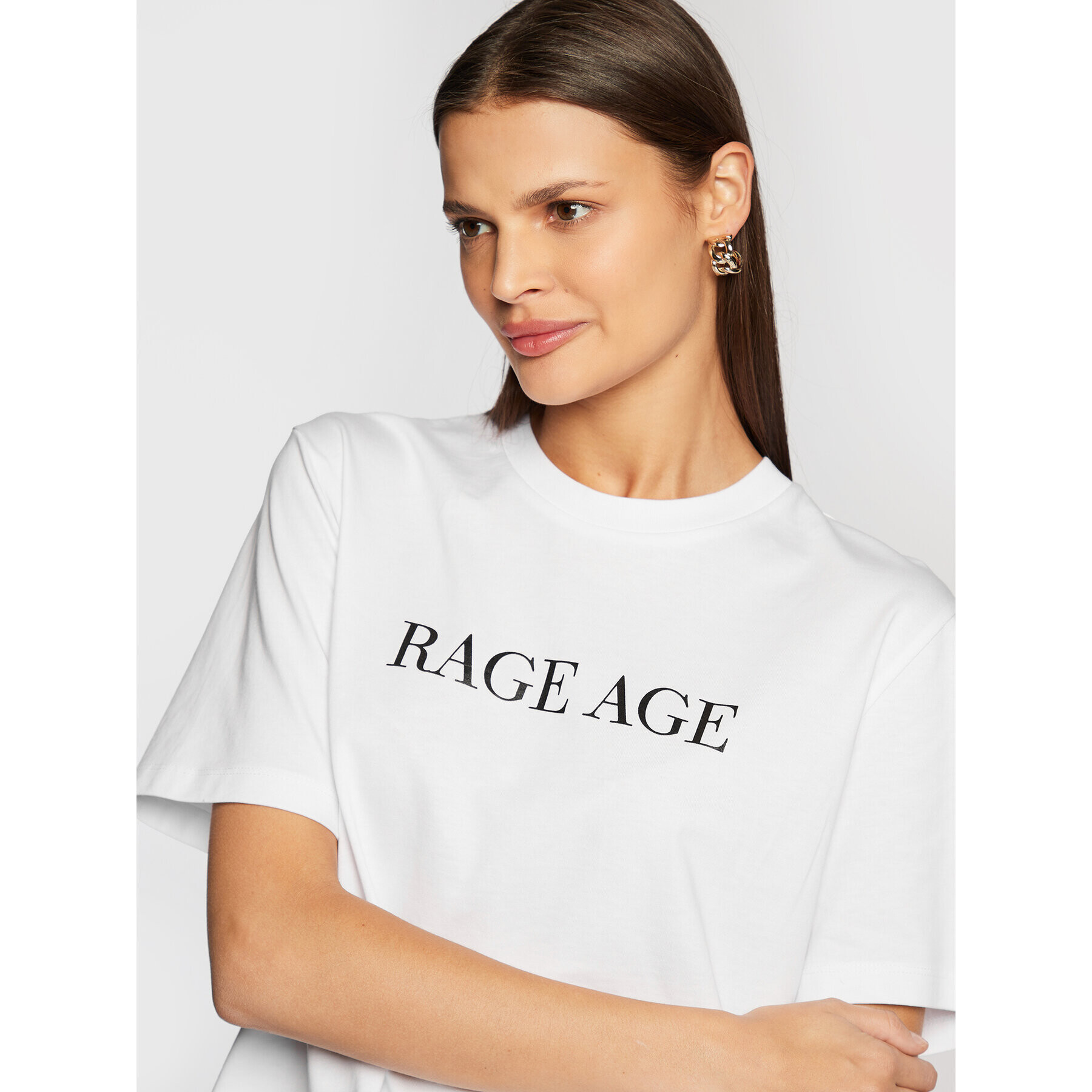 Rage Age Tričko Olivia Biela Relaxed Fit - Pepit.sk