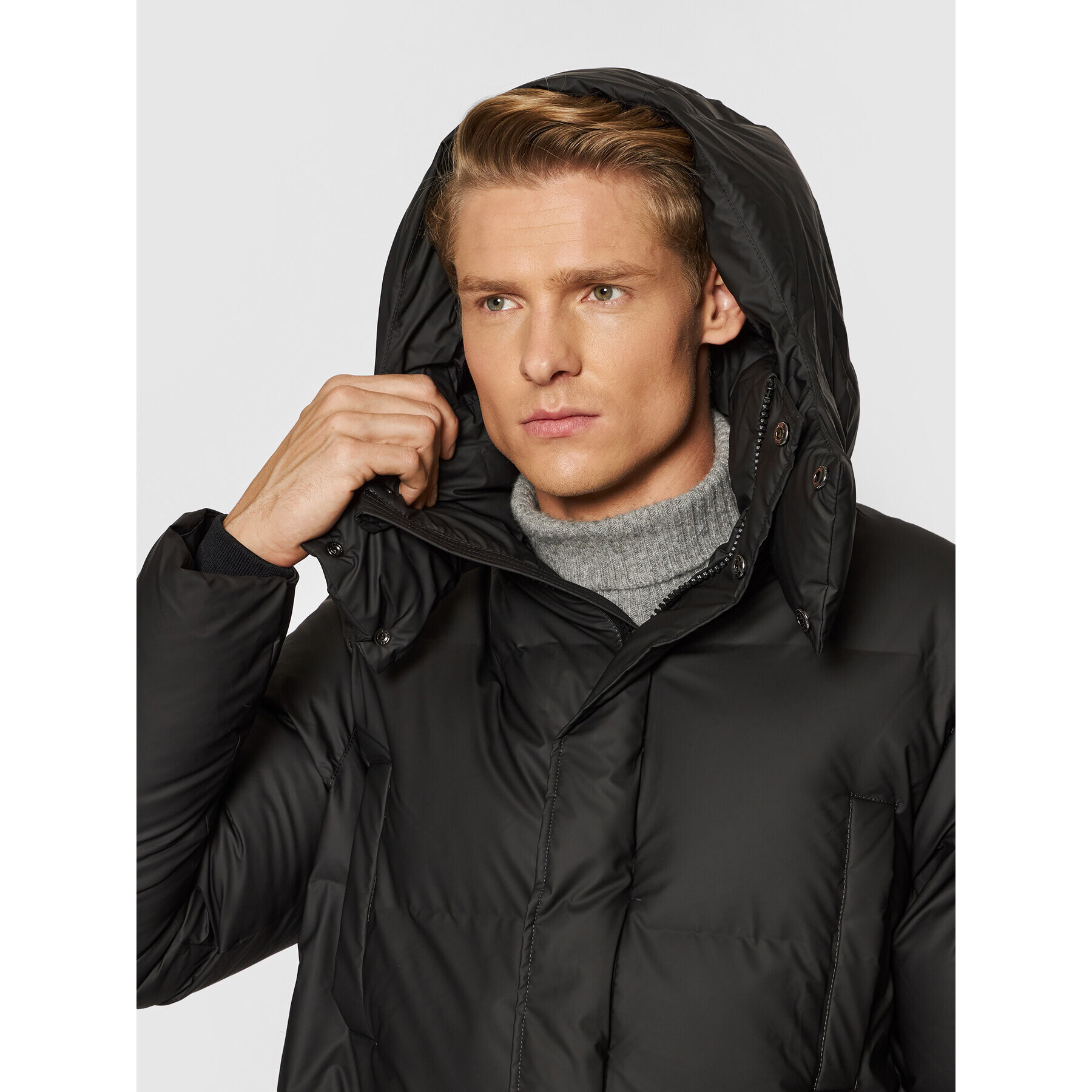 Rains Vatovaná bunda Unisex 1524 Čierna Regular Fit - Pepit.sk