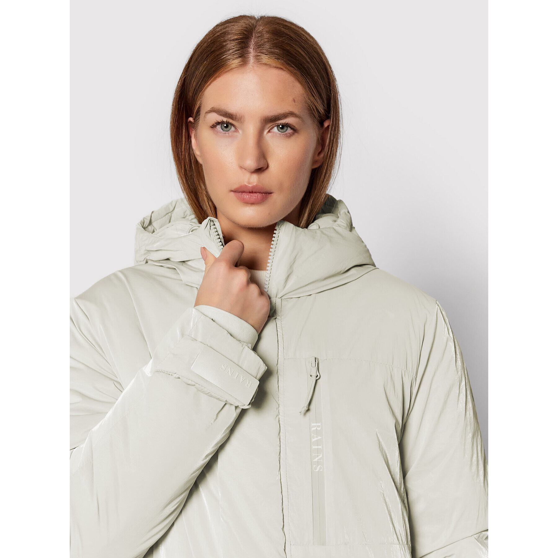 Rains Vatovaná bunda Unisex 1540 Sivá Regular Fit - Pepit.sk