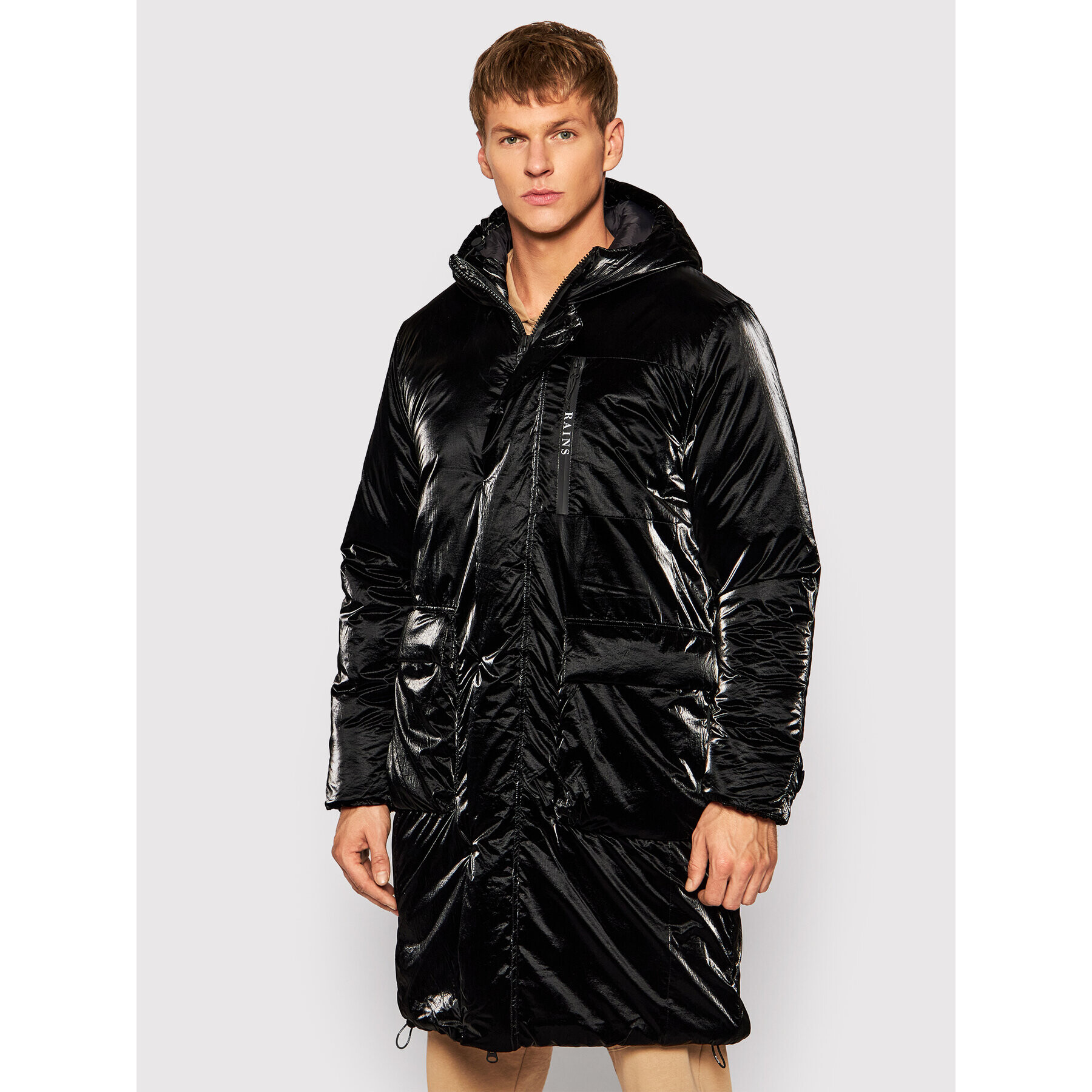 Rains Zimné bundy Unisex 1540 Čierna Regular Fit - Pepit.sk