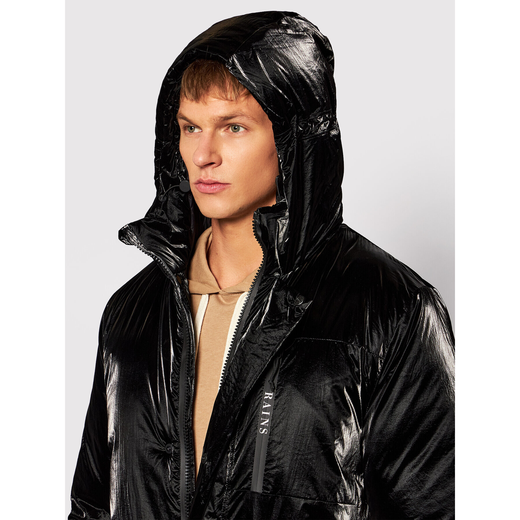 Rains Zimné bundy Unisex 1540 Čierna Regular Fit - Pepit.sk