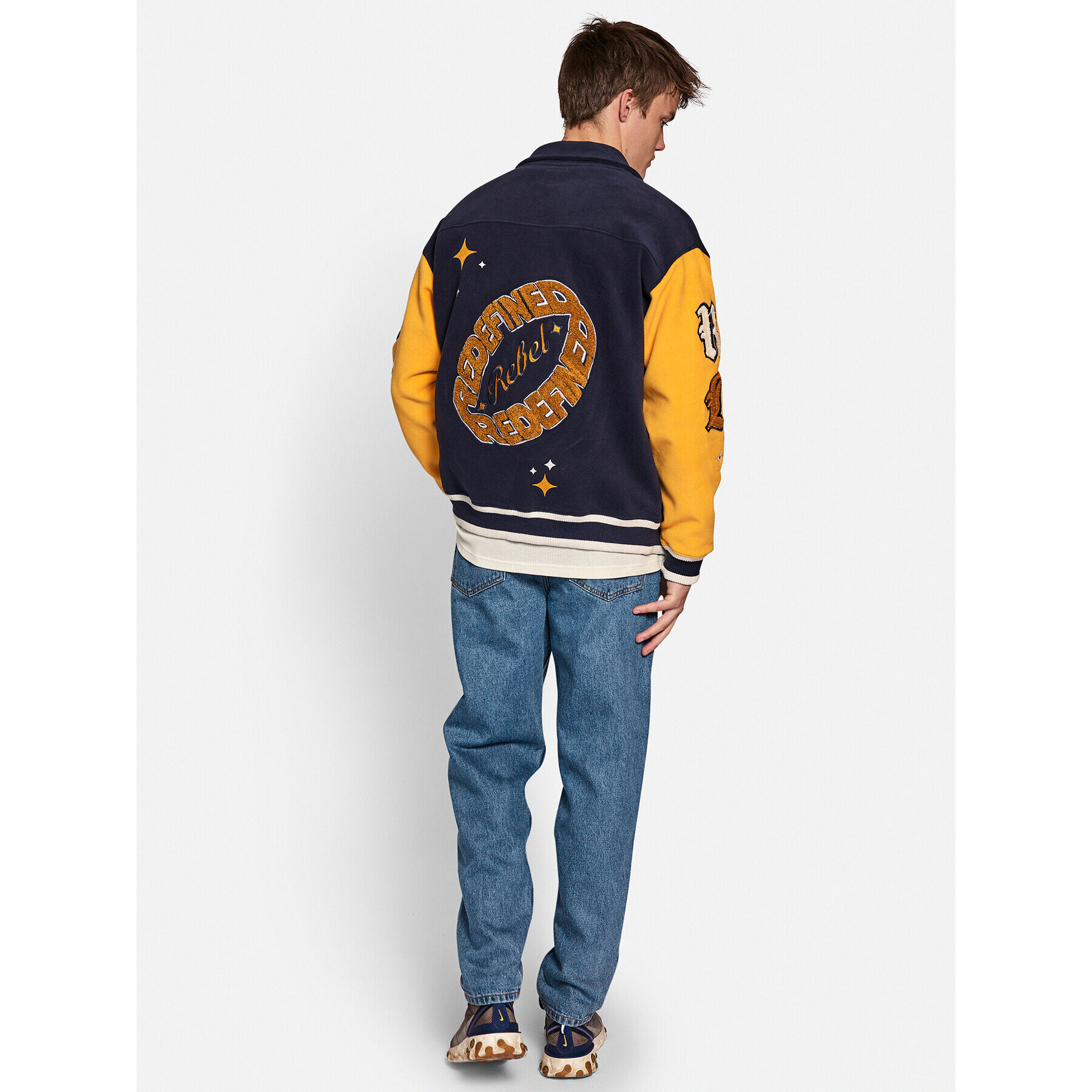 Redefined Rebel Bundy bomber Bo 225033 Tmavomodrá Baseball Fit - Pepit.sk