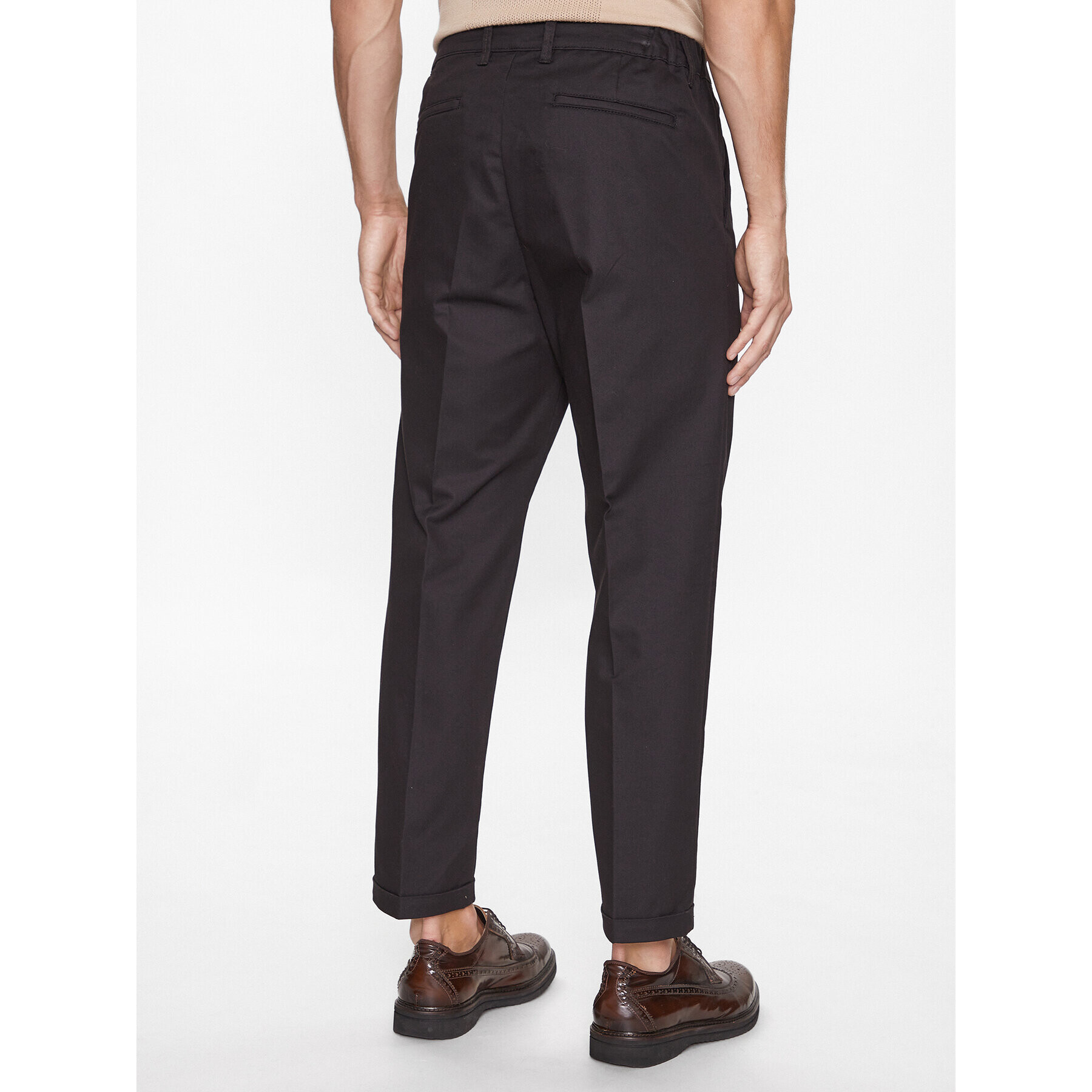 Redefined Rebel Chino nohavice Kevin 226112 Čierna Regular Fit - Pepit.sk