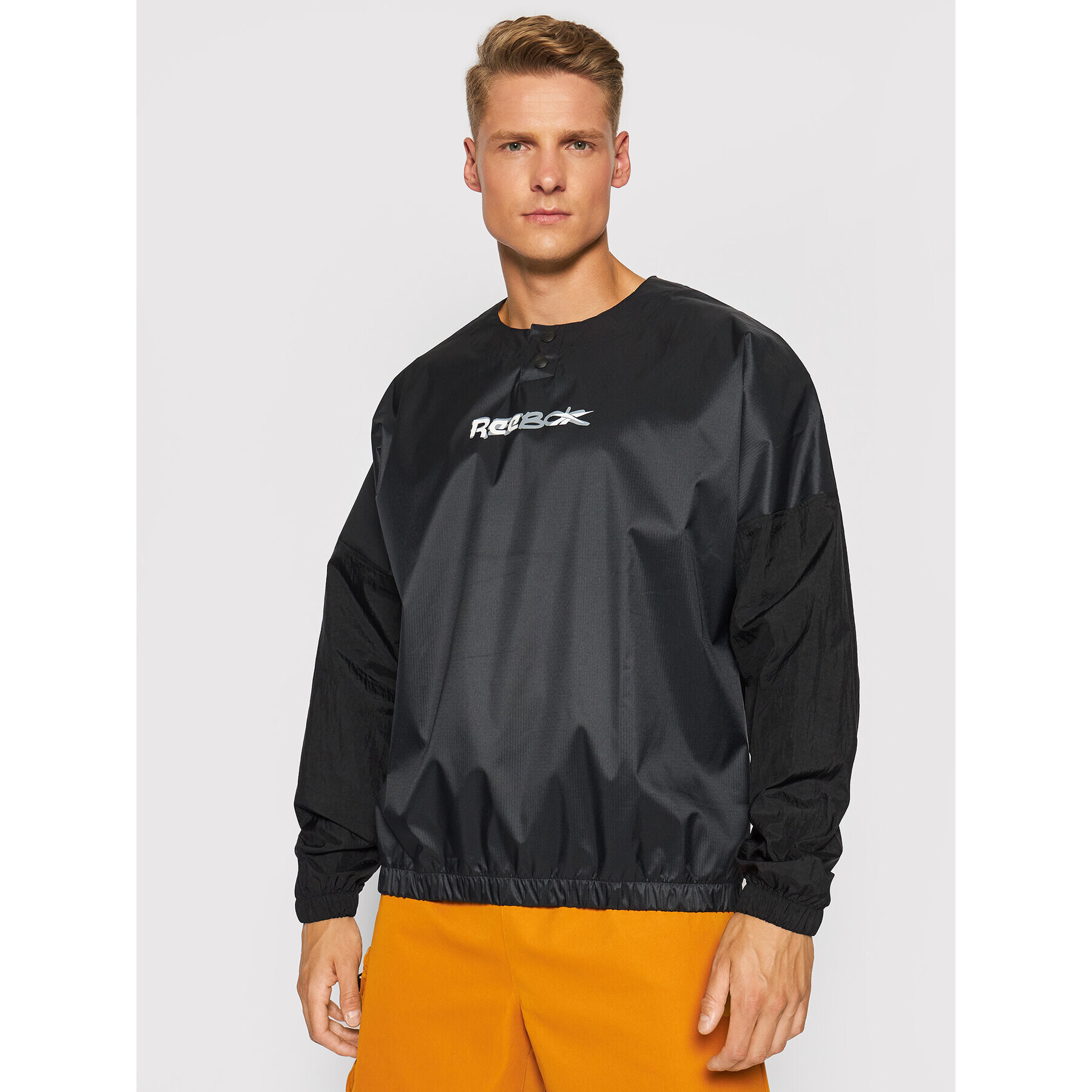 Reebok Bunda anorak Myt Crew GT5788 Čierna Regular Fit - Pepit.sk