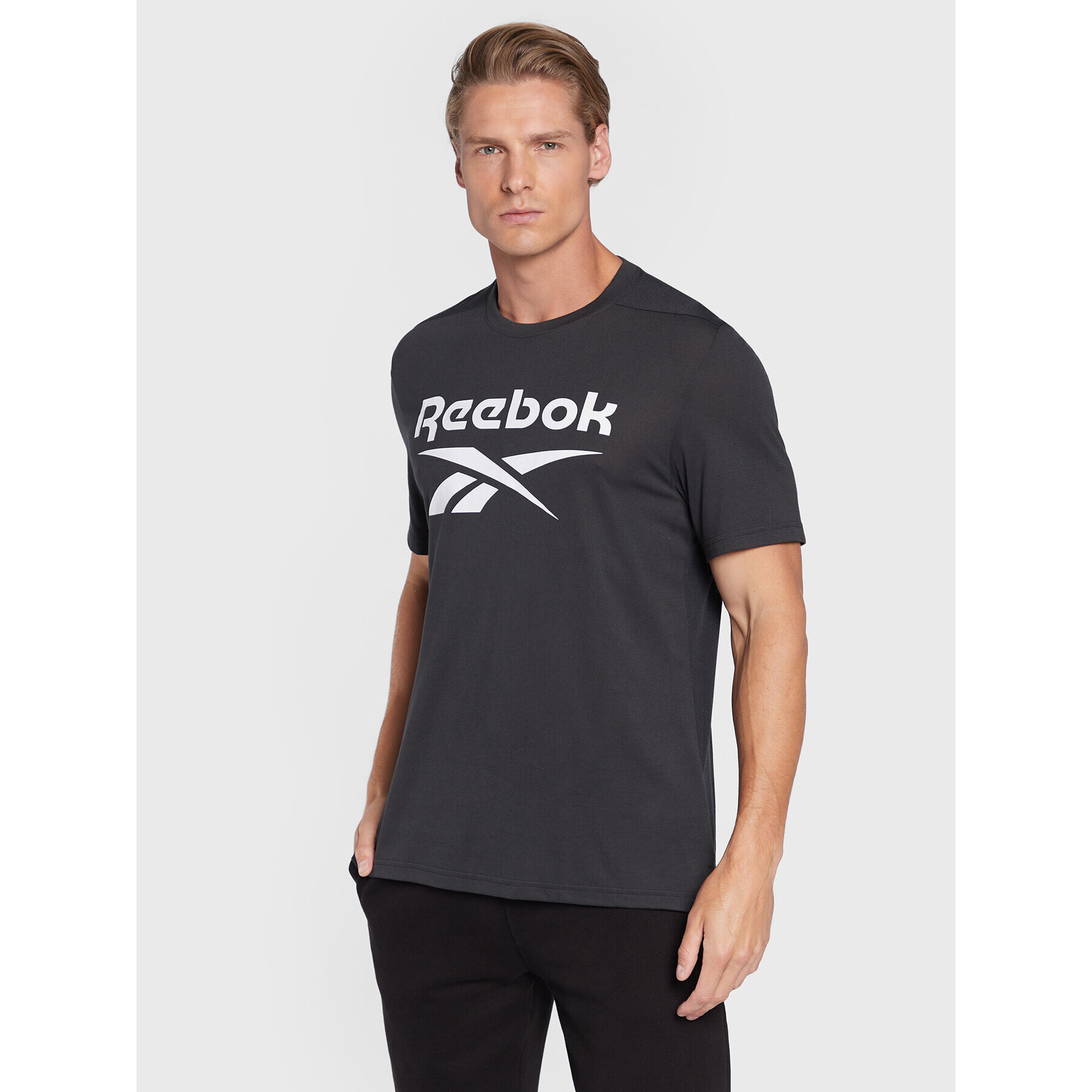 Reebok Funkčné tričko Workout Ready HI3925 Čierna Regular Fit - Pepit.sk