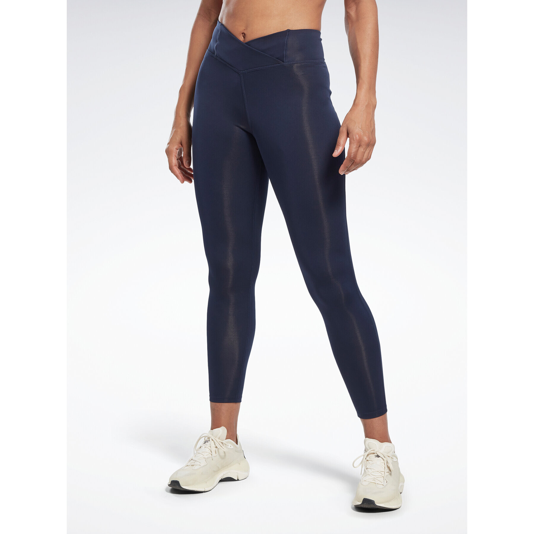 Reebok Legíny Workout Ready Basic HT4936 Tmavomodrá Slim Fit - Pepit.sk