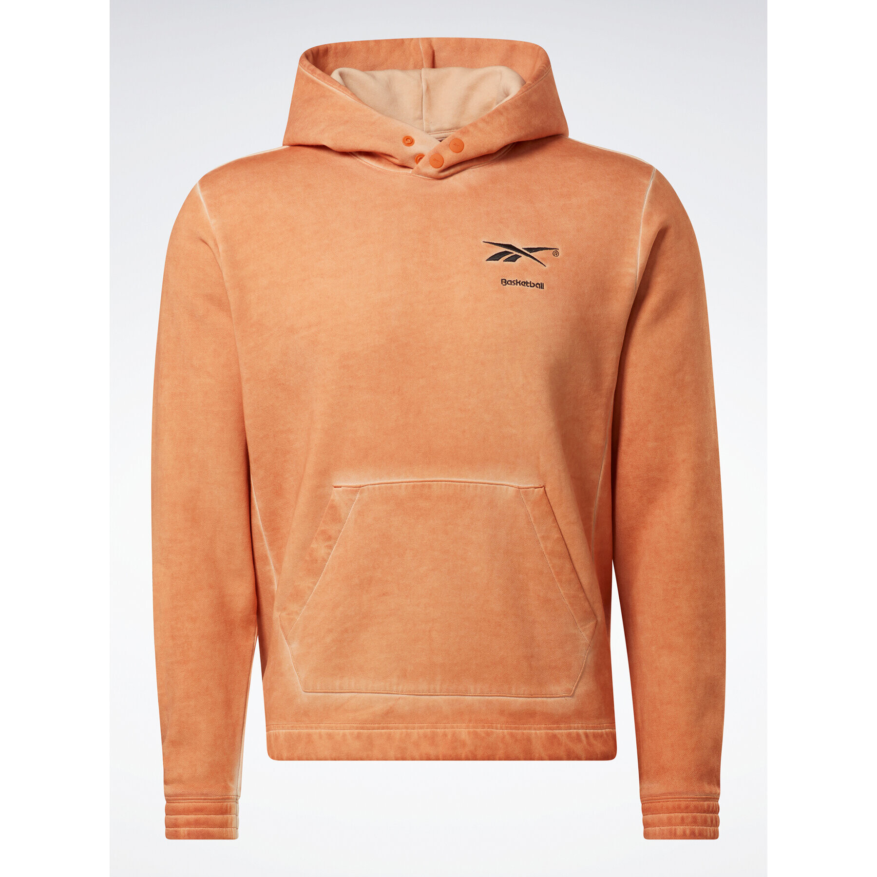 Reebok Mikina Basketball Court Top Bi-Dye Fleece Hoodie HM4092 Oranžová Regular Fit - Pepit.sk