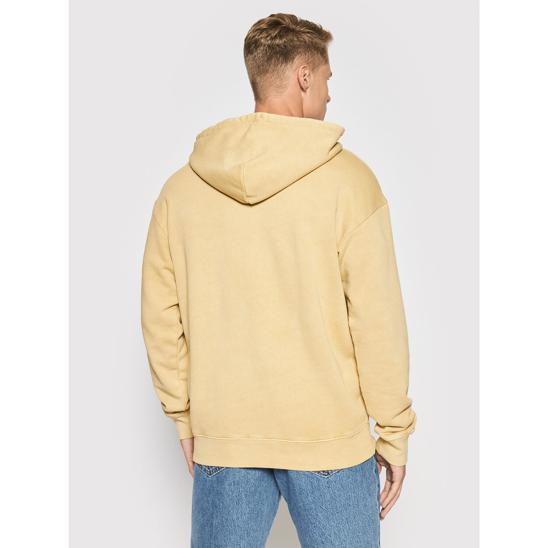 Reebok Mikina Cl Natual Dye Hoodie GV3471 Žltá Oversize - Pepit.sk