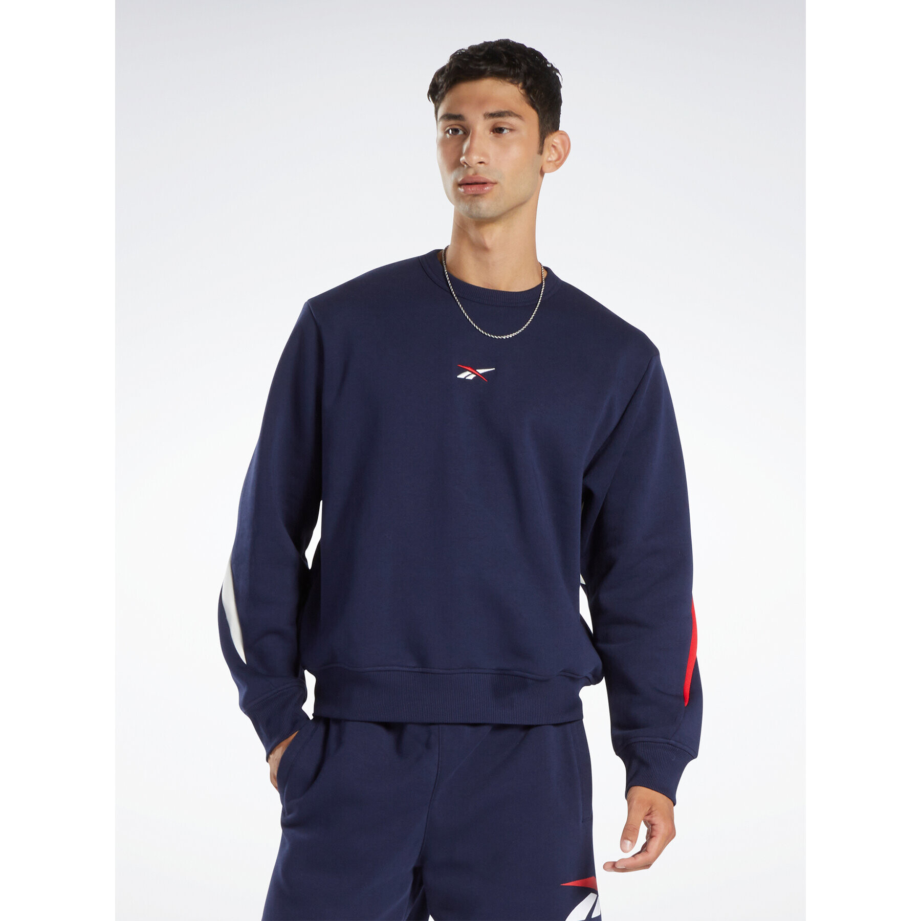 Reebok Mikina Classics Brand Proud Crew Sweatshirt HS7157 Tmavomodrá - Pepit.sk